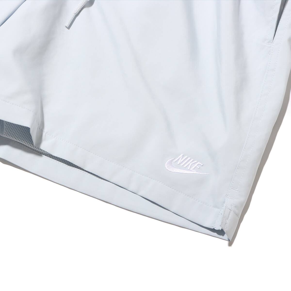 NIKE AS M NK CLUB FLOW SHORT PURE PLATINUM/WHITEの画像