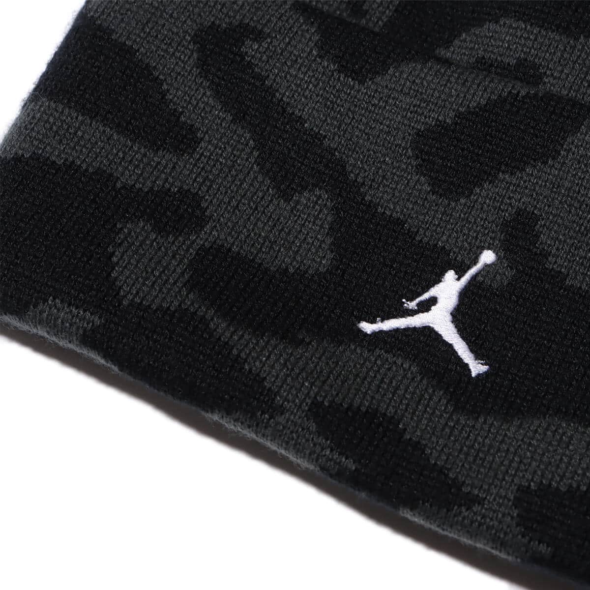 JORDAN BRAND U J PEAK BEANIE ELE BLACK/ANTHRACITE/WHITE 23HO-Iの画像