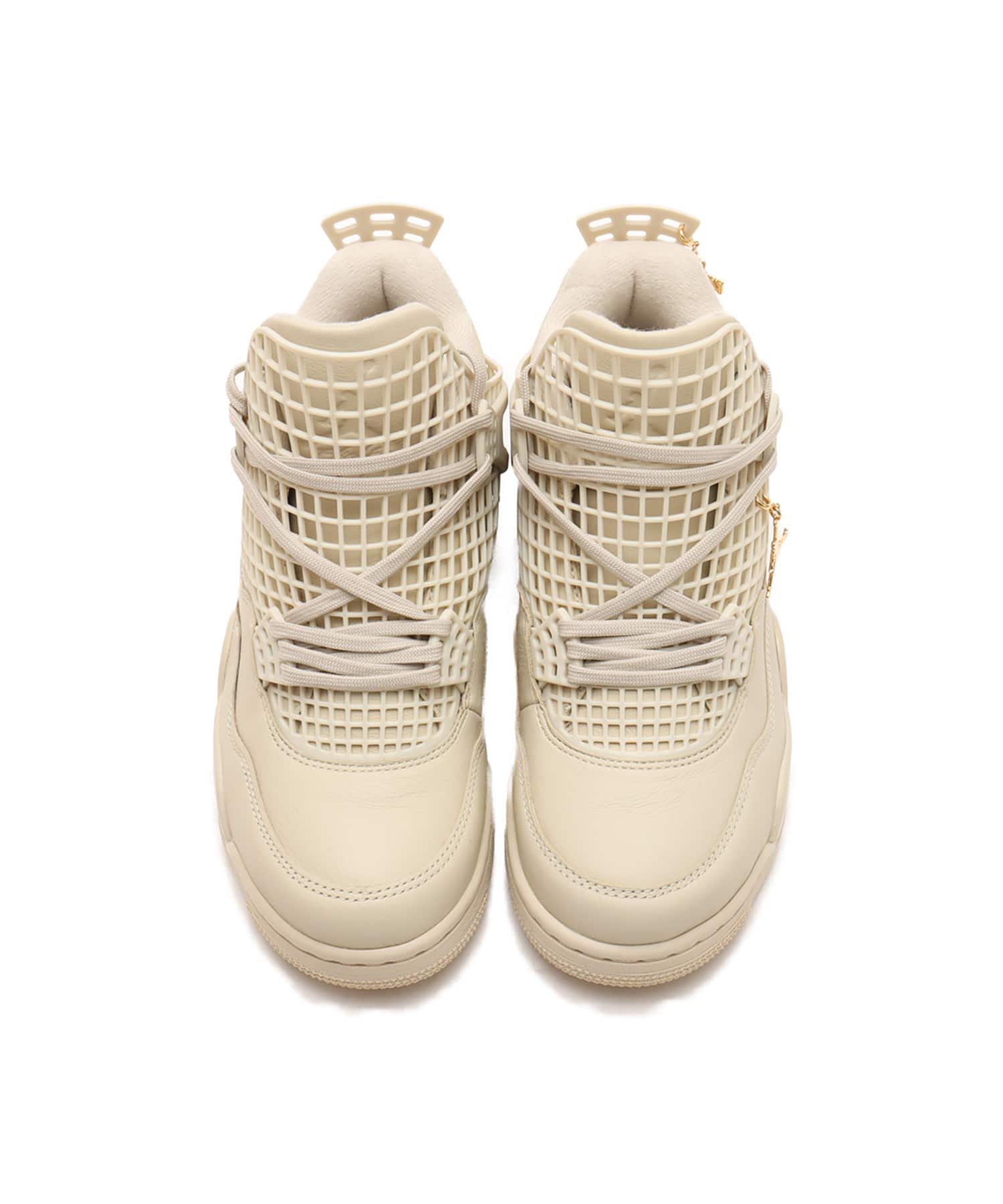 JORDAN BRAND WMNS AIR JORDAN 4 NET RATTAN/RATTAN-METALLIC GOLDの画像