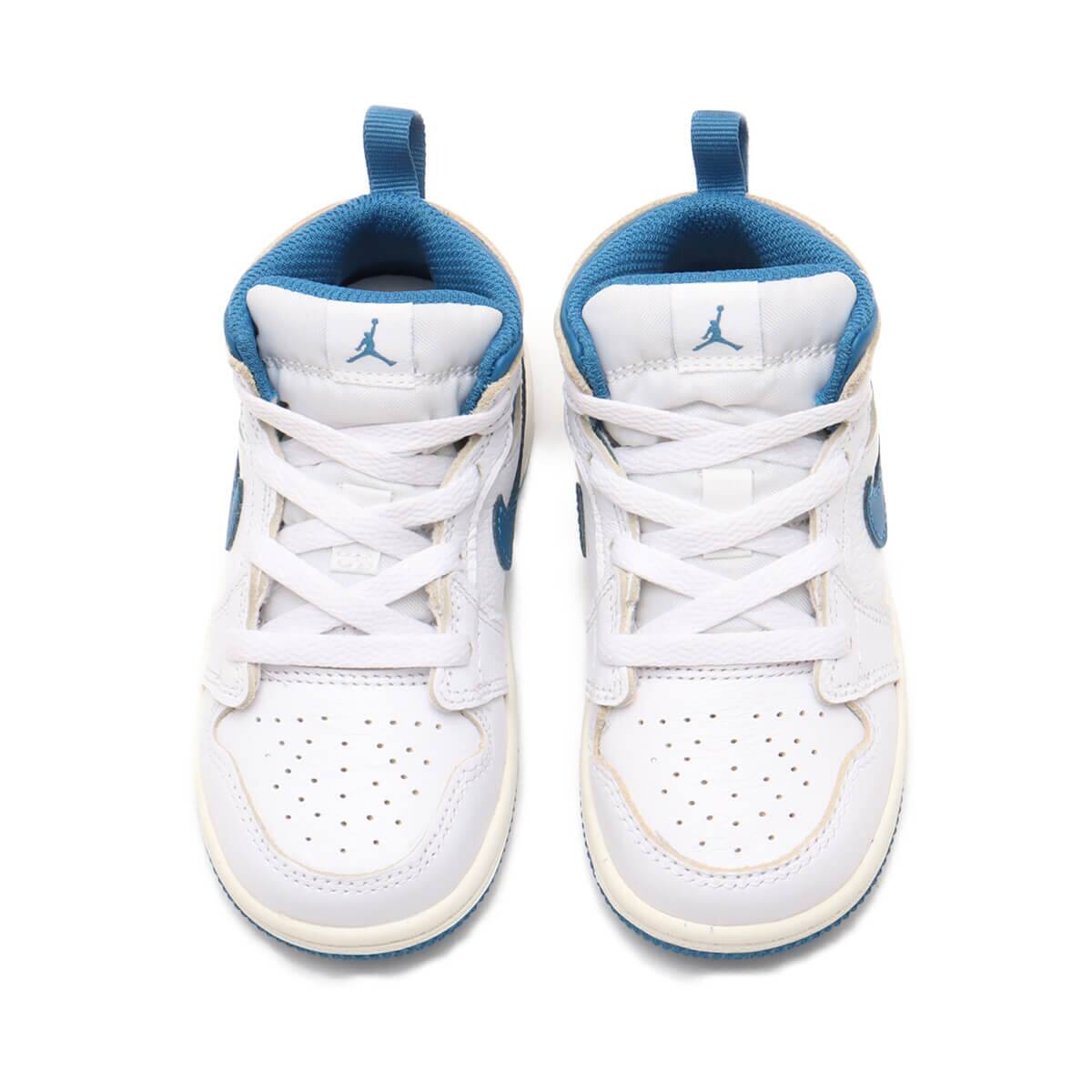 JORDAN BRAND JORDAN 1 MID SE (TD) WHITE/INDUSTRIAL BLUE-SAILの画像