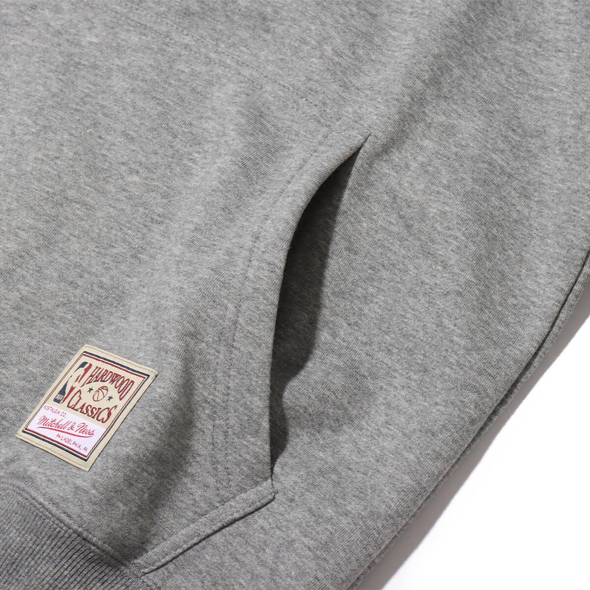 Mitchell & Ness COLLEGIATE HOODIE LAL GREY 23FW-Iの画像