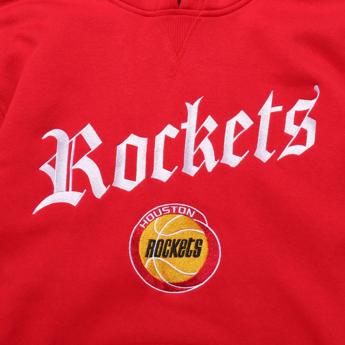 Mitchell & Ness Old English Hoody - HO.Rockets RED 20SS-I