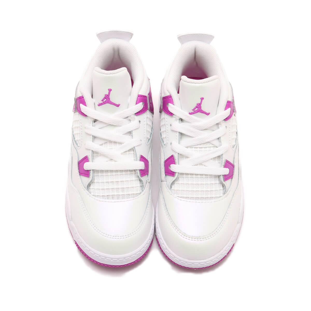 JORDAN BRAND JORDAN 4 RETRO (TD) WHITE/HYPER VIOLET の画像