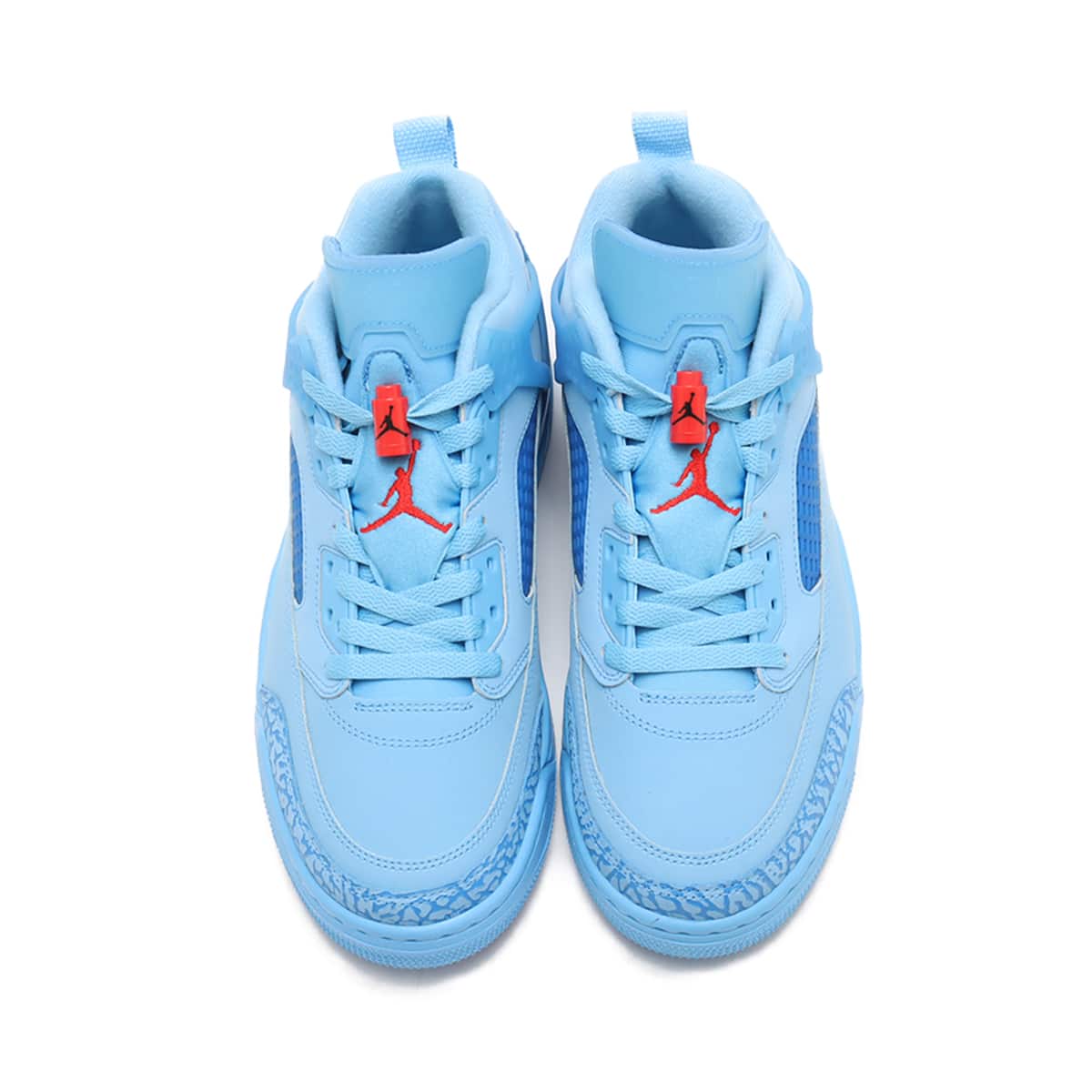 JORDAN BRAND JORDAN SPIZIKE LOW FOOTBALL BLUE/FOUNTAIN BLUEの画像