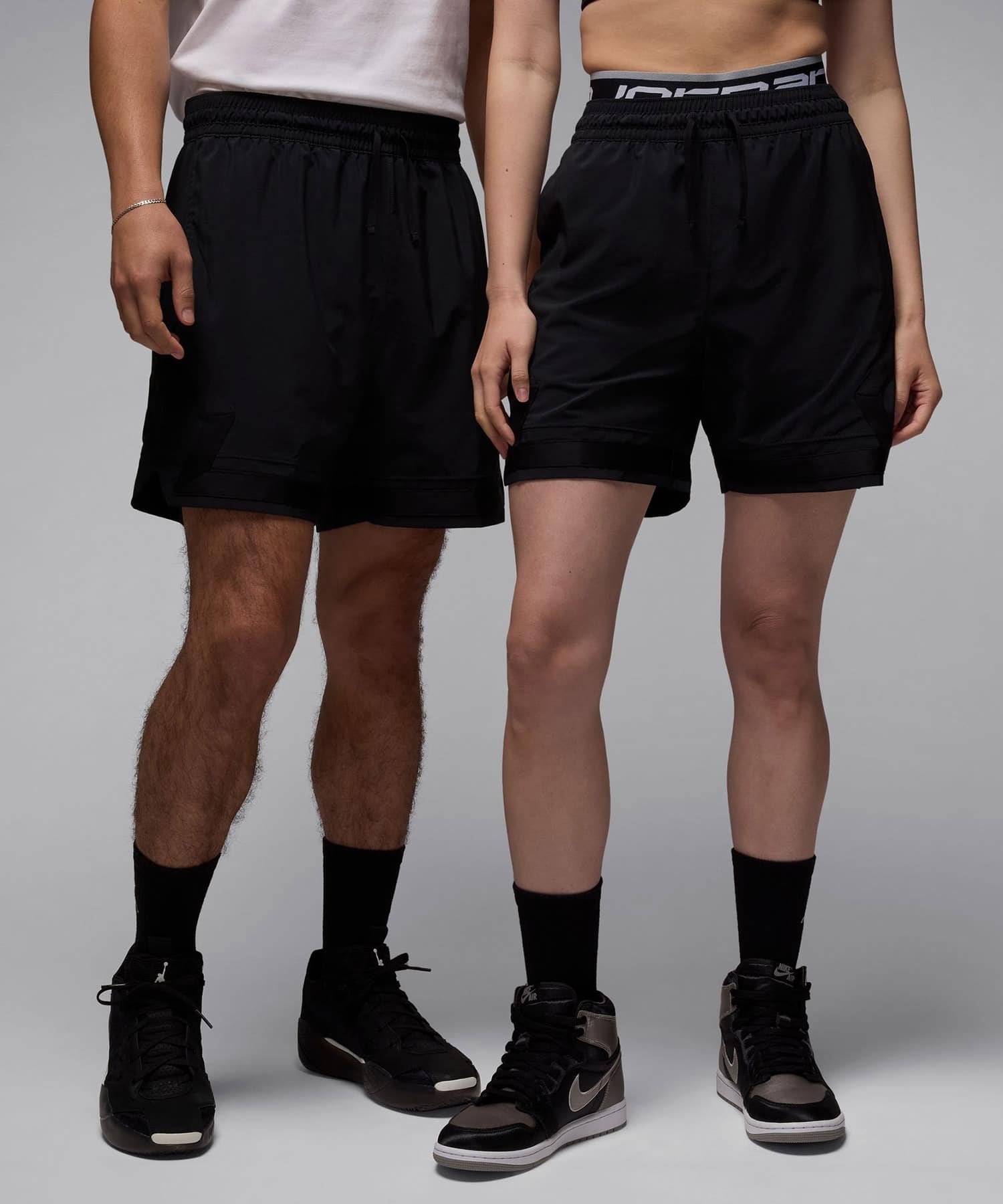 JORDAN BRAND M J DF SPRT WVN DMND SHORT BLACK/BLACK/BLACKの画像