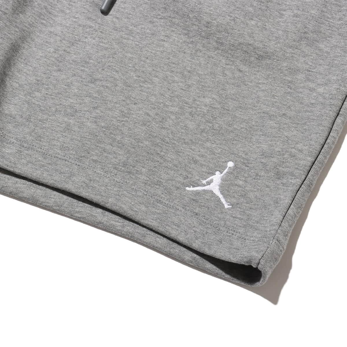 JORDAN BRAND AS M J ESS FLC SHORT LB CARBON HEATHER/CARBON HEATHER/WHITEの画像