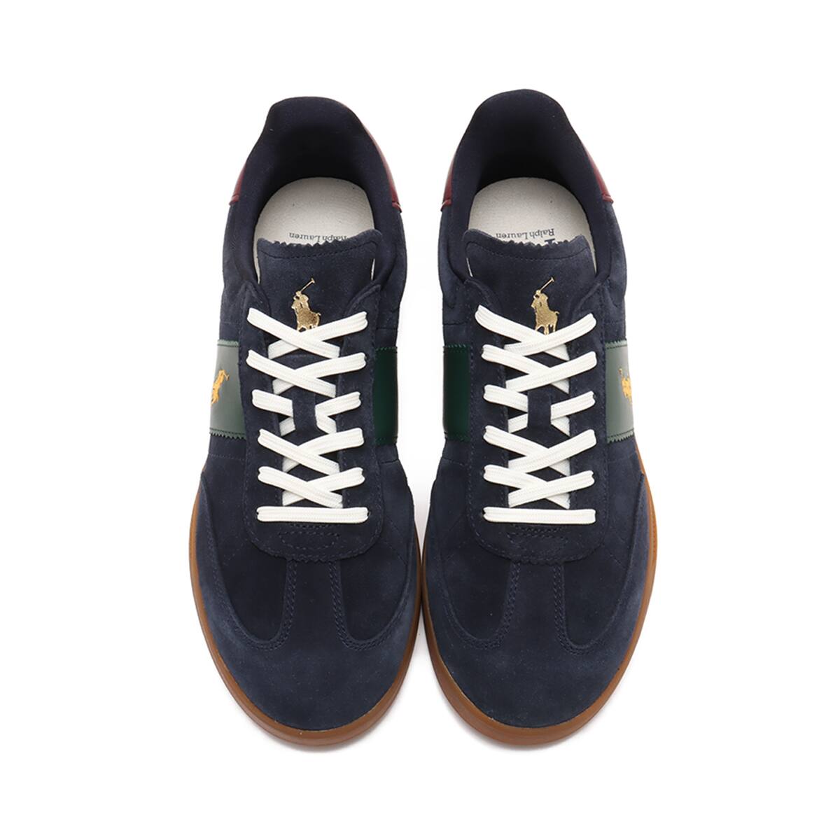POLO RALPH LAUREN HRT AERA SUEDE NAVY/WINE/FOREST の画像