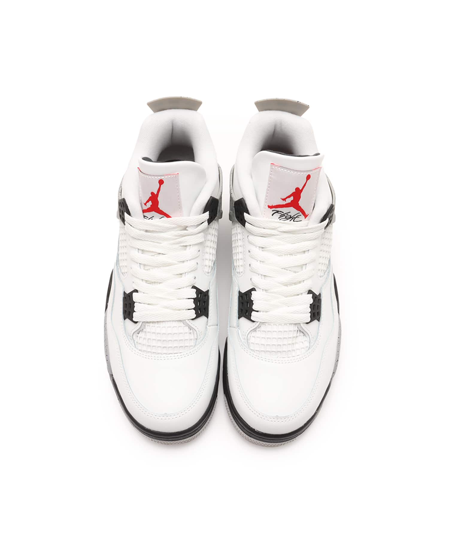 JORDAN BRAND AIR JORDAN 4 RETRO SUMMIT WHITE/FIRE RED-CEMENT GREY-BLACKの画像