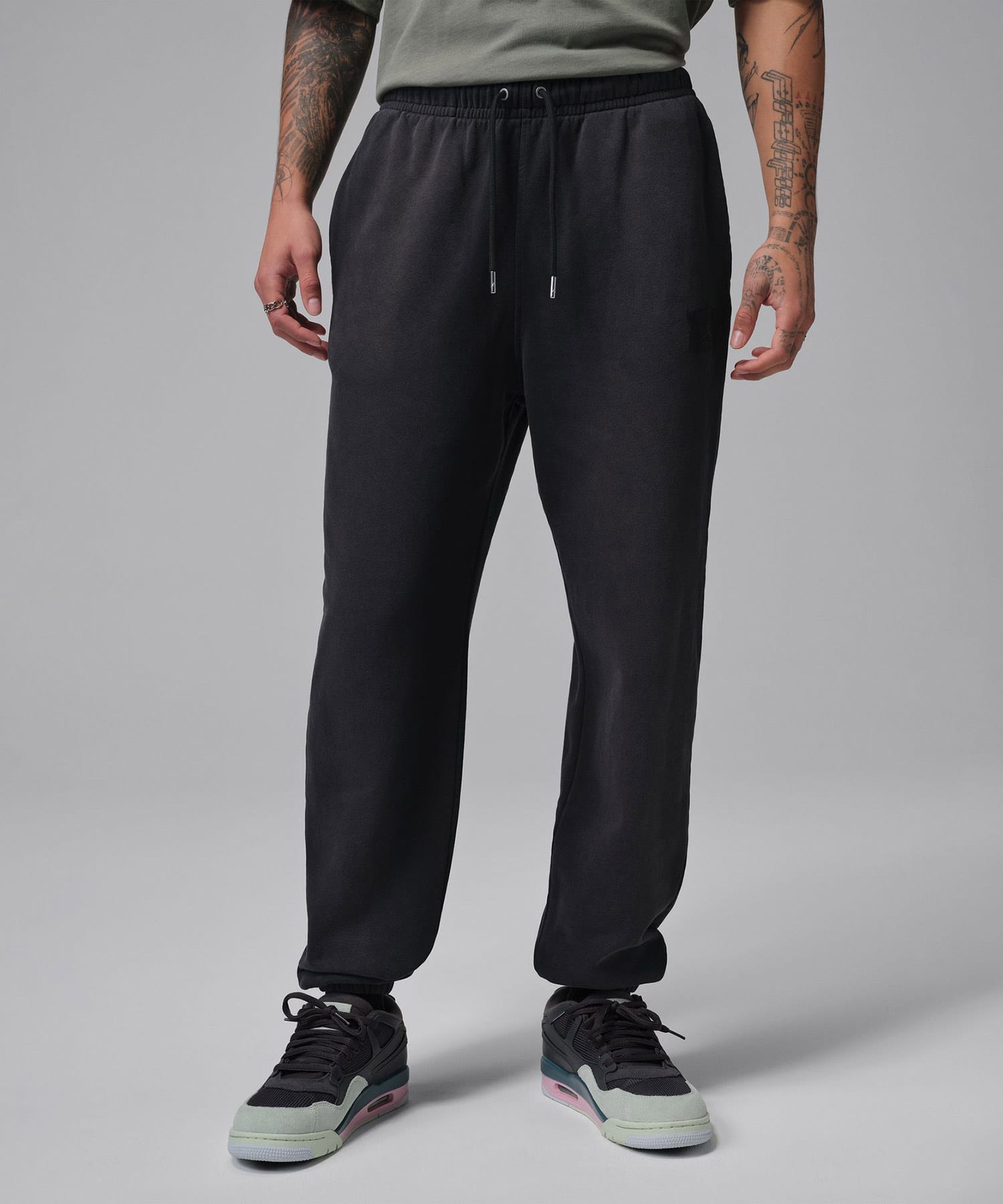 JORDAN BRAND M J FLT WASH FLC PANT BLACKの画像