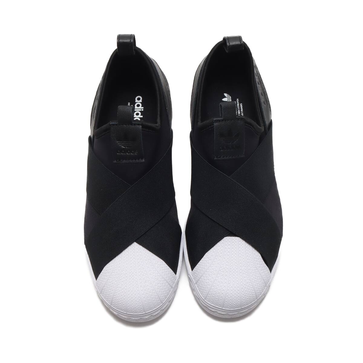 【美品】 adidas SST Slip-On FW7051 23.5cm 黒