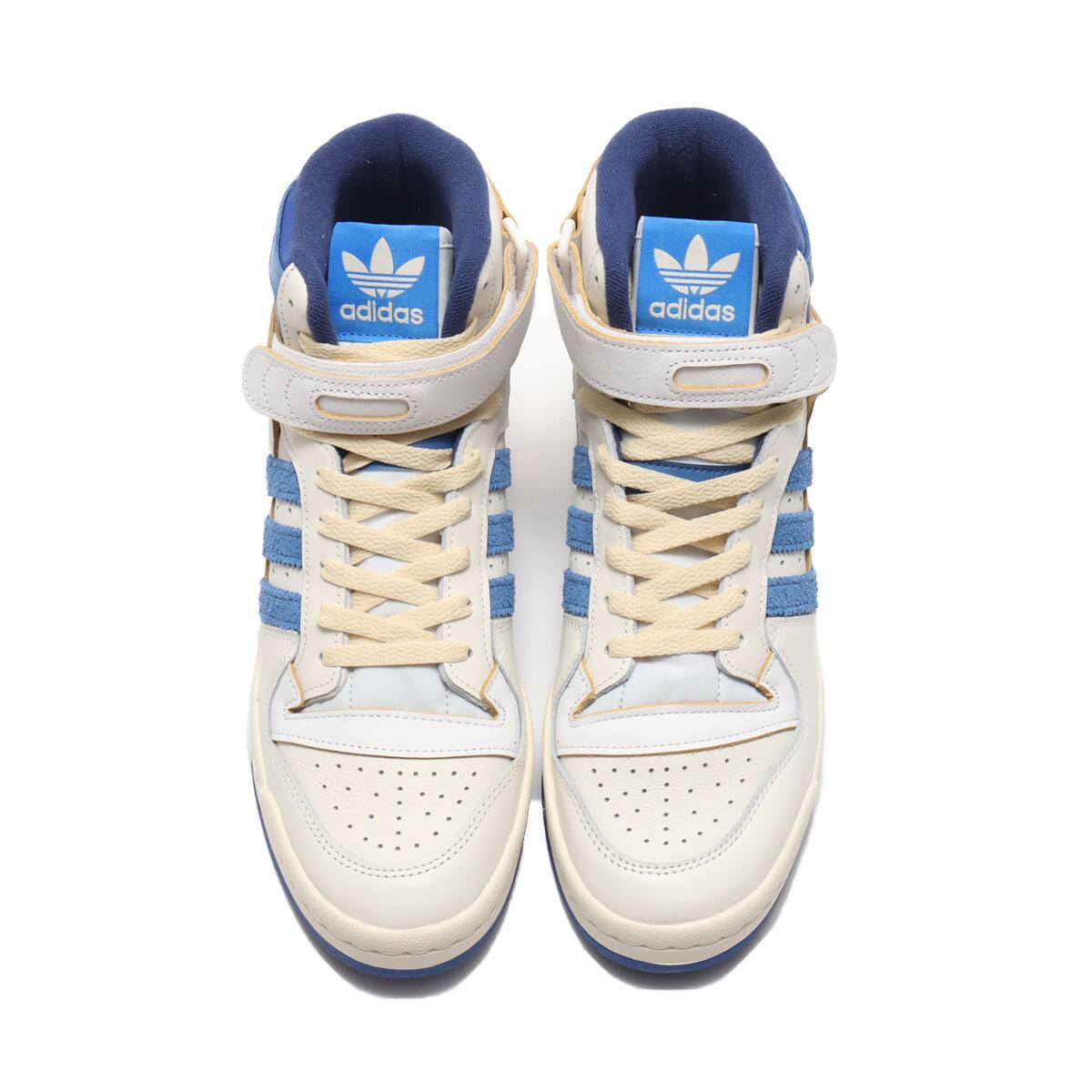 adidas FORUM 84 HIGH BLUE THREAD OFF WHITE/BRIGHT BLUE/FOOTWEAR 