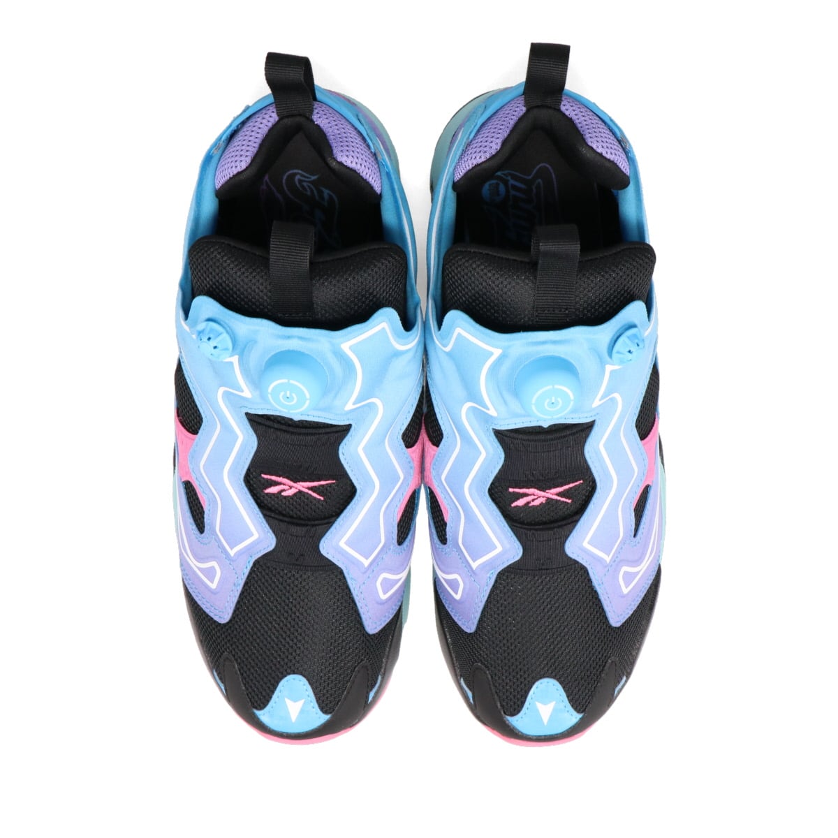 Reebok INSTAPUMP FURY OG ブラック/デジタルグロー/ハイパーパープル ...