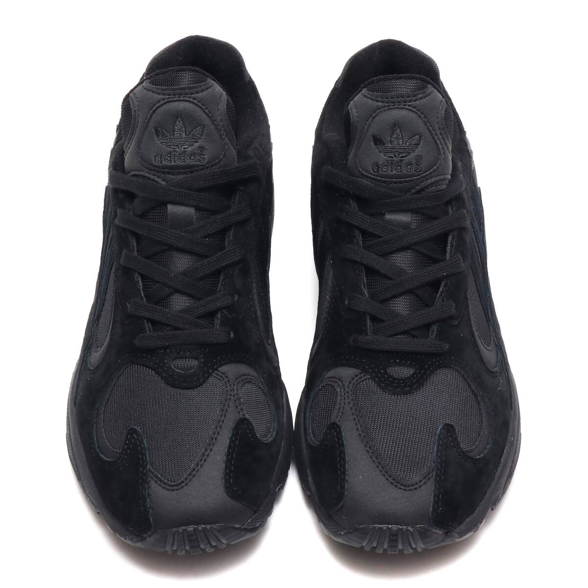 adidas yung black leather