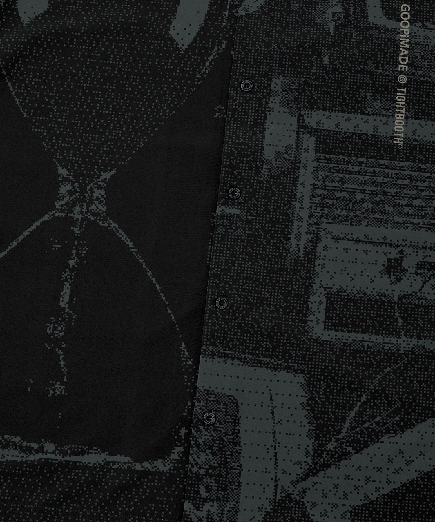 GOOPiMADE x TIGHTBOOTH Sand Riot Graphic Shirt SHADOWの画像