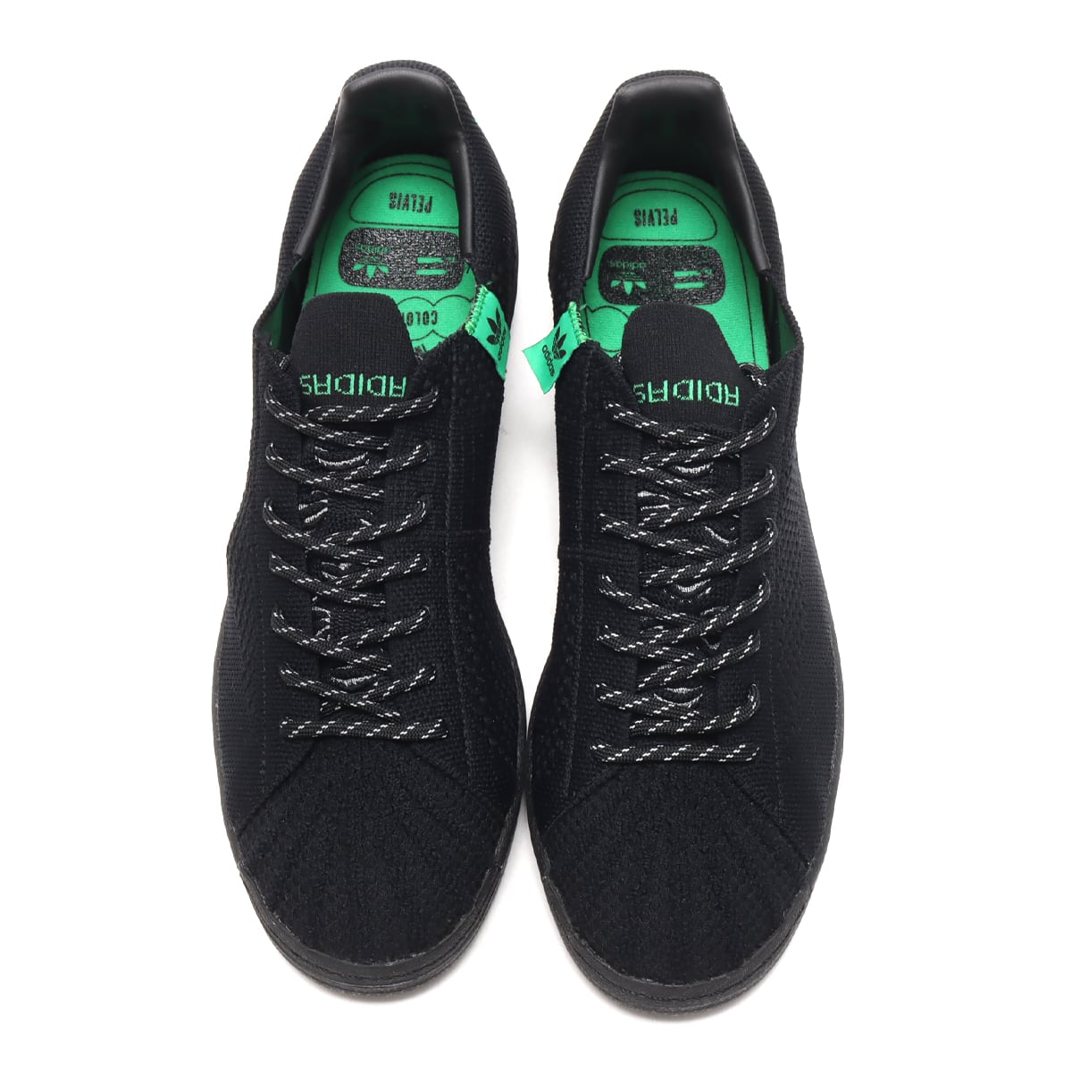 adidas スーパースター ファレル・ウィリアムス 黒 ニット 26.5センチ