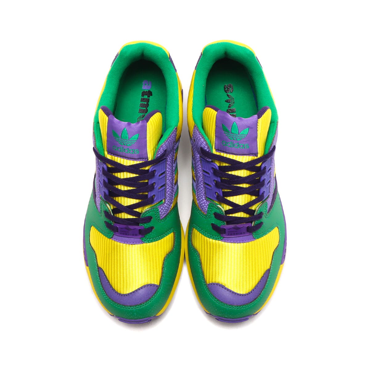 adidas ZX 8000 G-SNK atmos BRAZIL YELLOW/PURPLE LUSH/GREEN 22SS-S