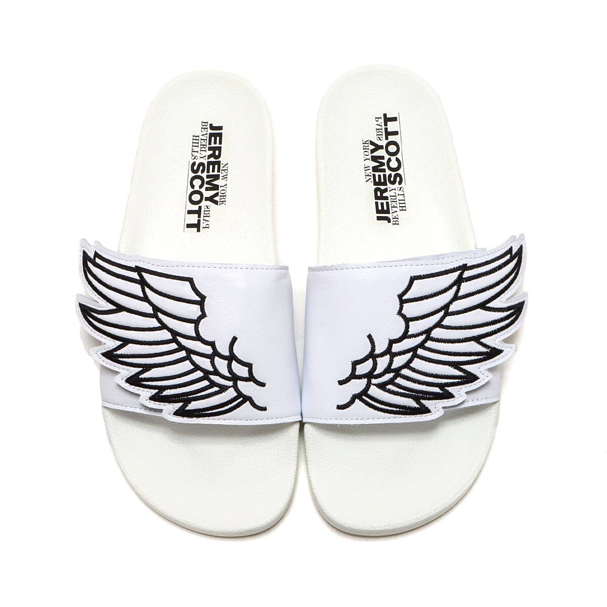 adidas JS MONOGRAM ADILETTE WINGS FOOTWEAR WHITE/CORE BLACK