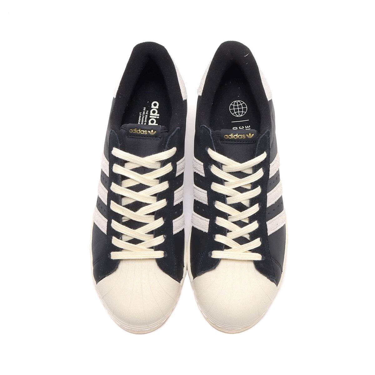 Adidas superstar white on sale and black with gold