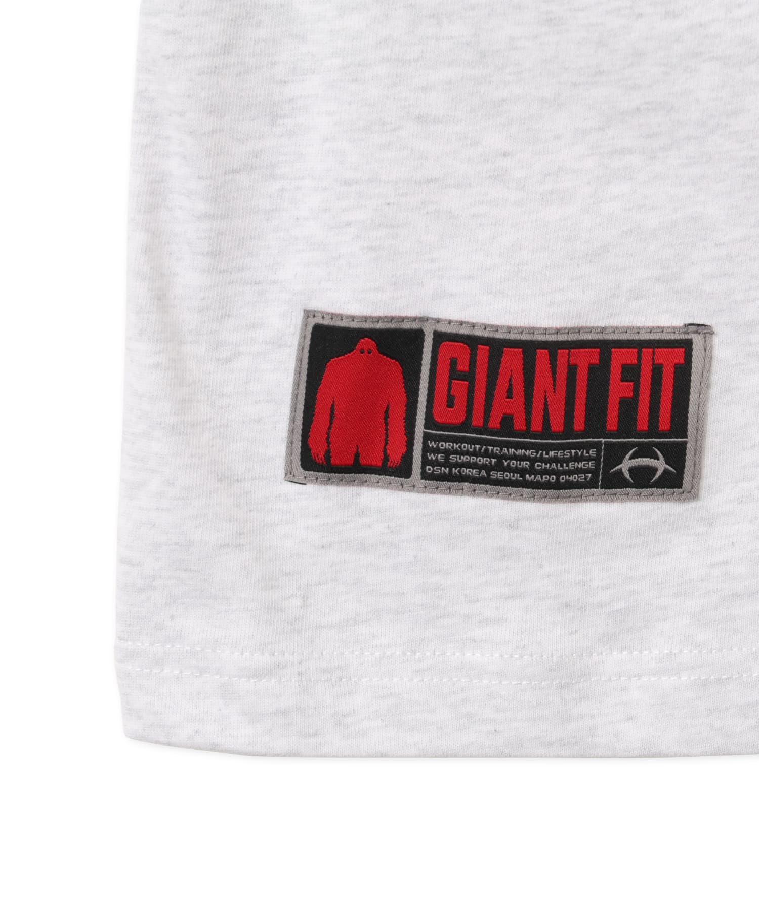 HDEX Core Small Logo Giant Fit Short Sleeve Melange Whiteの画像