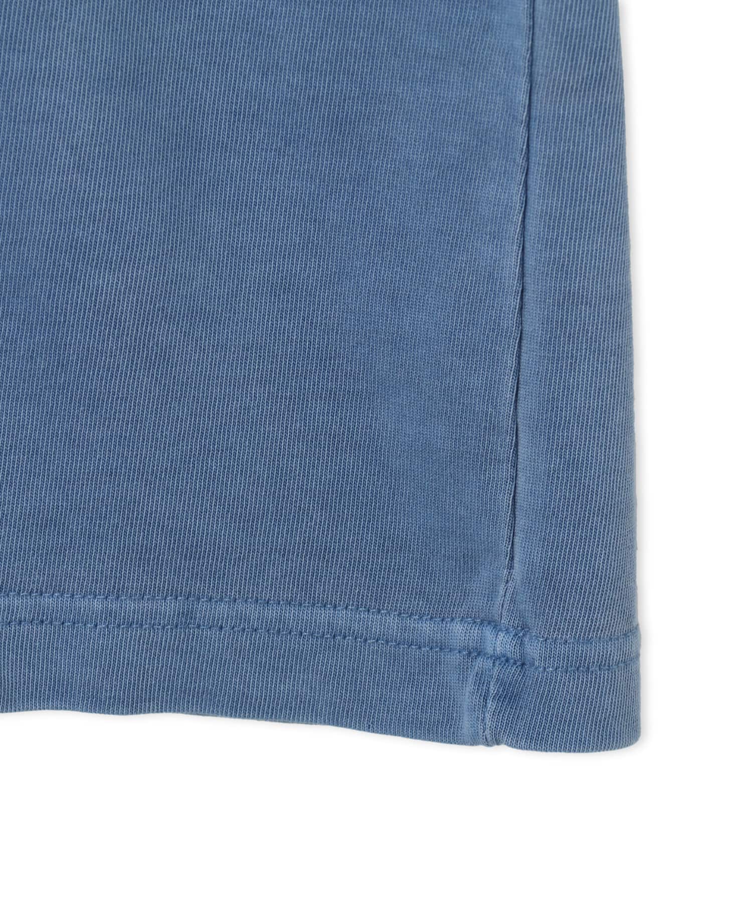 HDEX Crack Printed Pigment Short Sleeve Pigment Ash Blueの画像