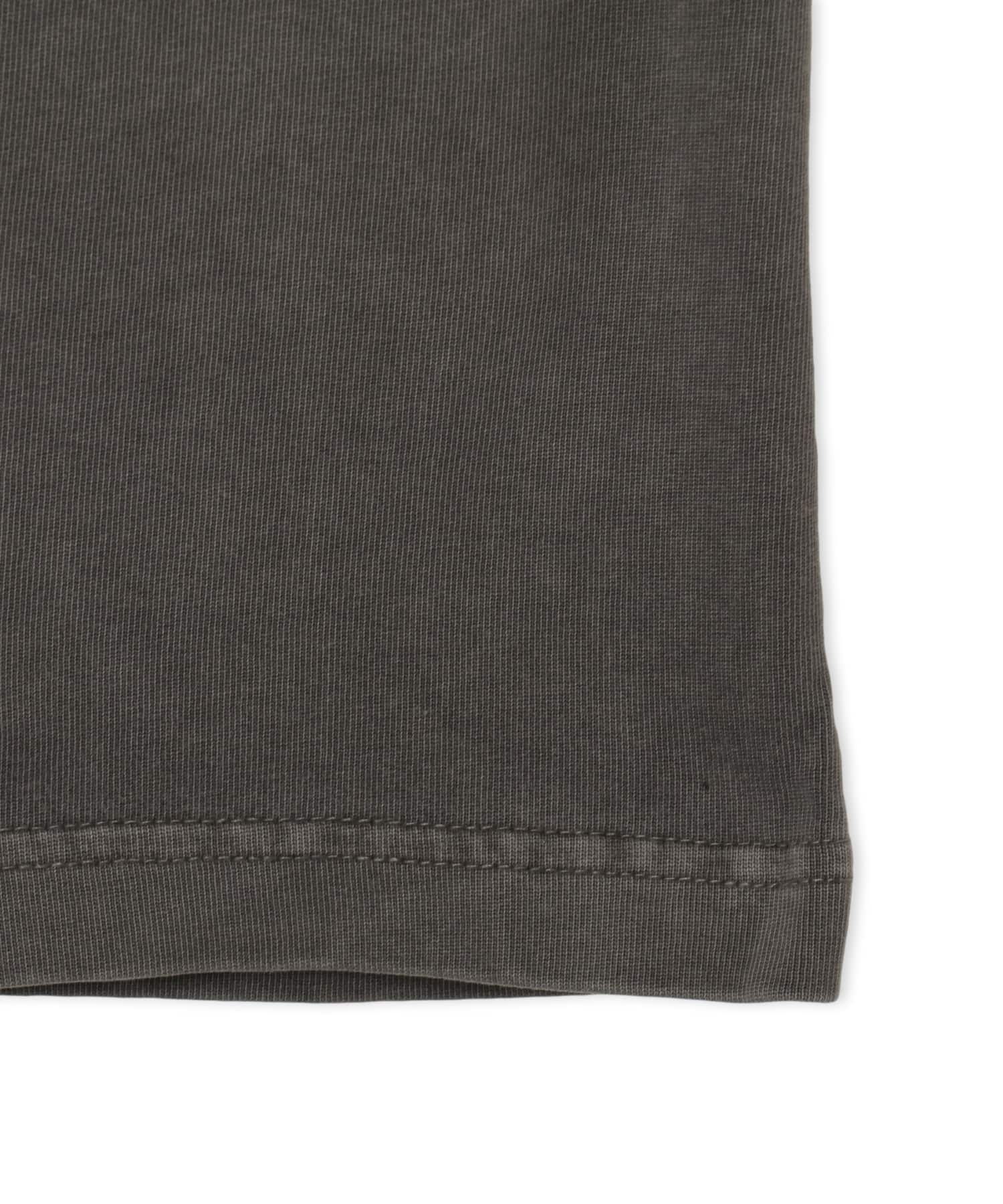 HDEX Crack Printed Pigment Short Sleeve Pigment Charcoalの画像