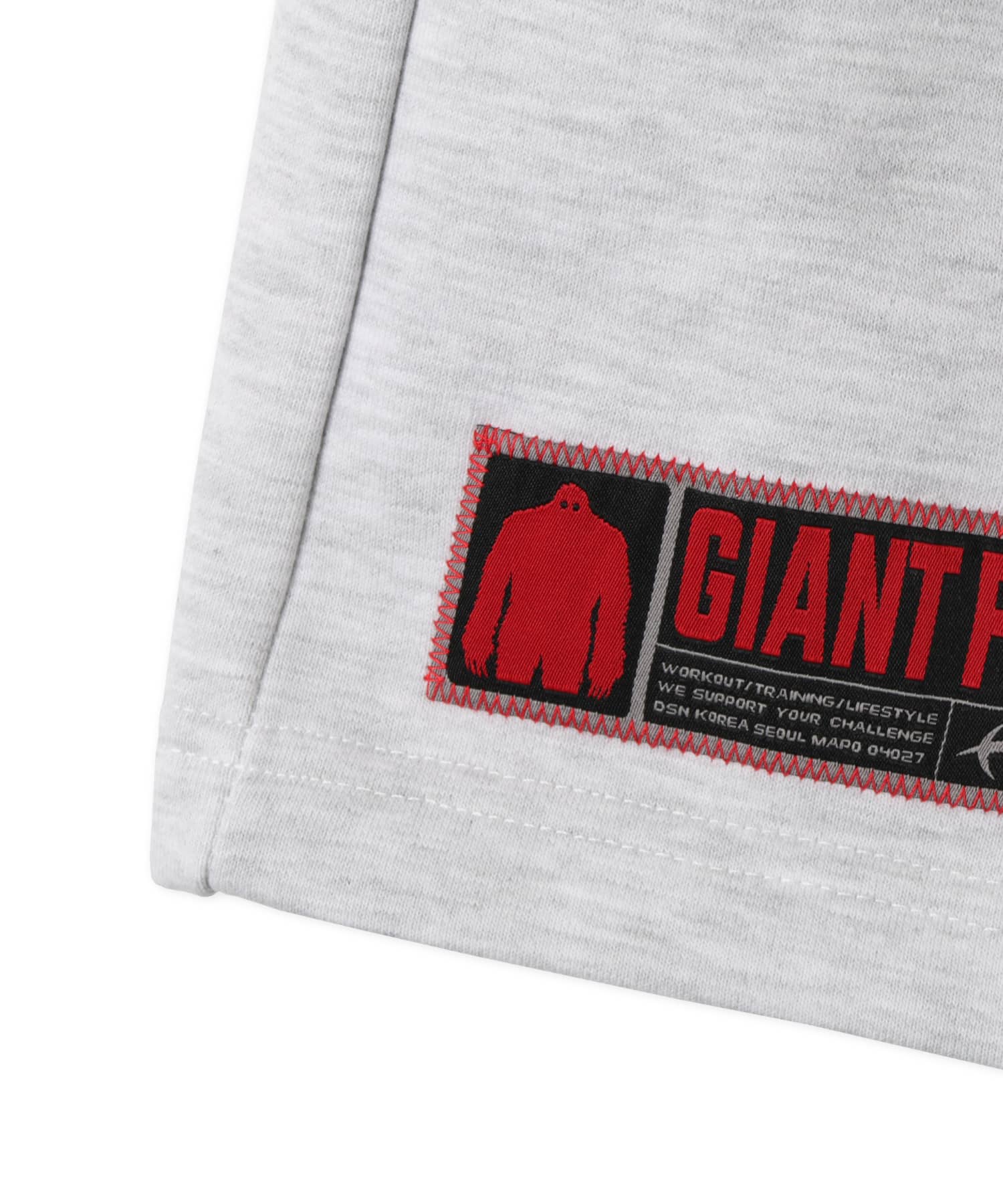 HDEX Bermuda Sweat shorts Melange Whiteの画像