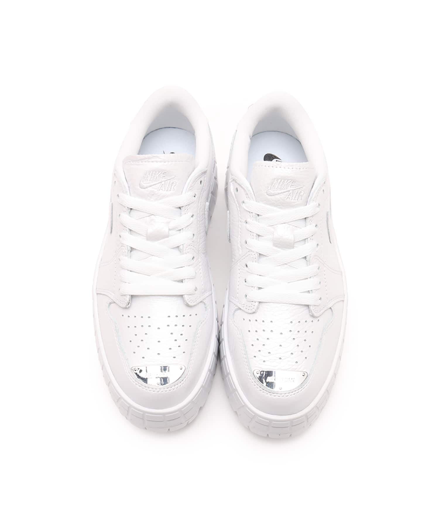 JORDAN BRAND W AIR JORDAN 1 BROOKLYN LOW WHITE/METALLIC SILVERの画像
