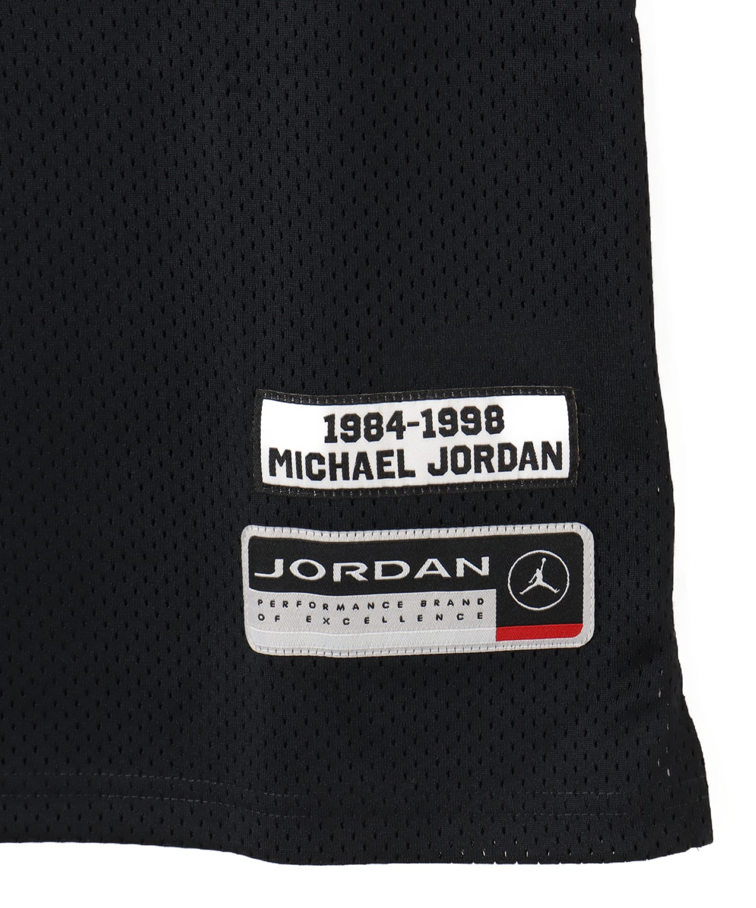 JORDAN BRAND M J ESS SUMMER JERSEY BLACK/WHITEの画像