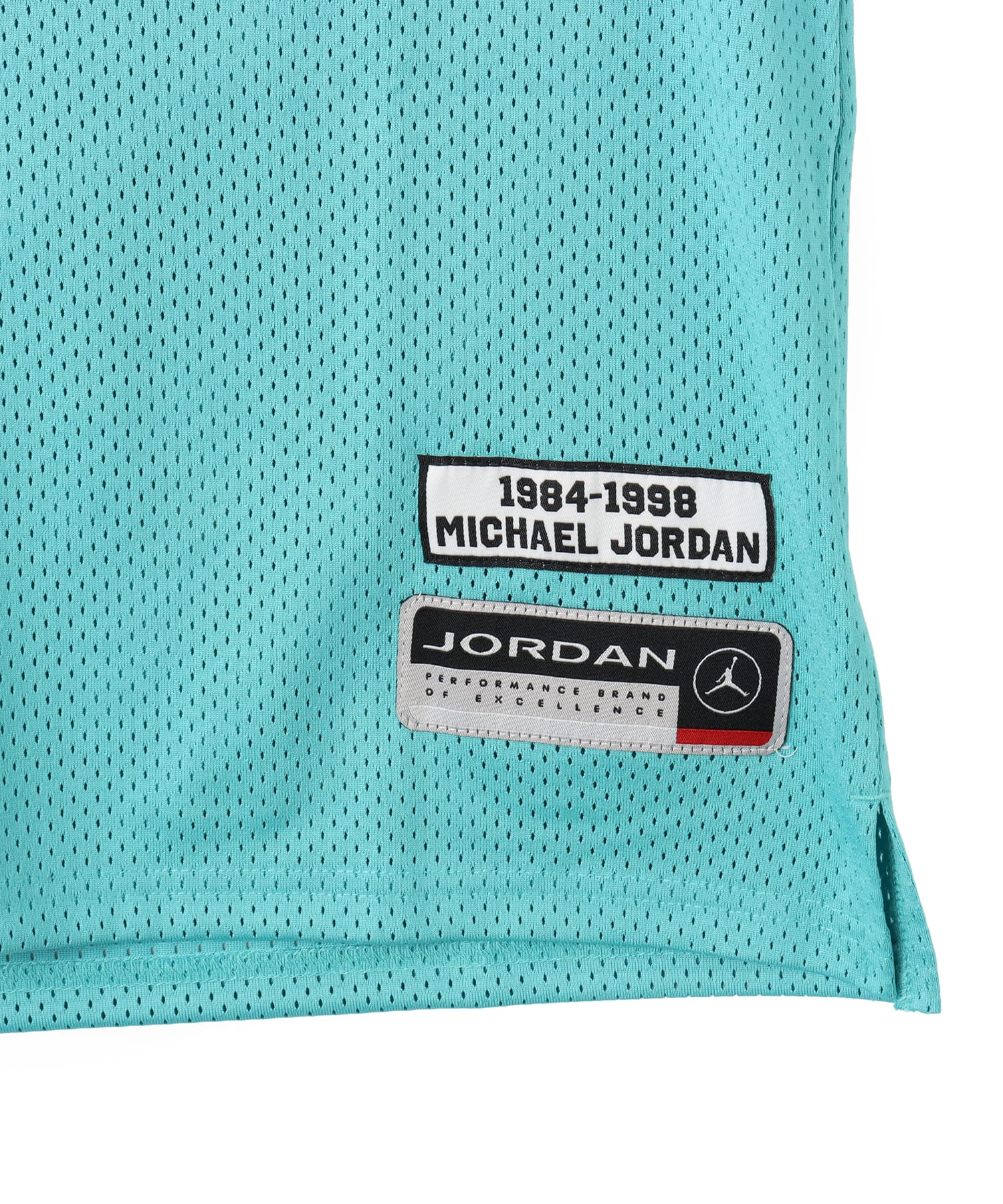 JORDAN BRAND M J ESS SUMMER JERSEY WASHED TEAL/WHITEの画像