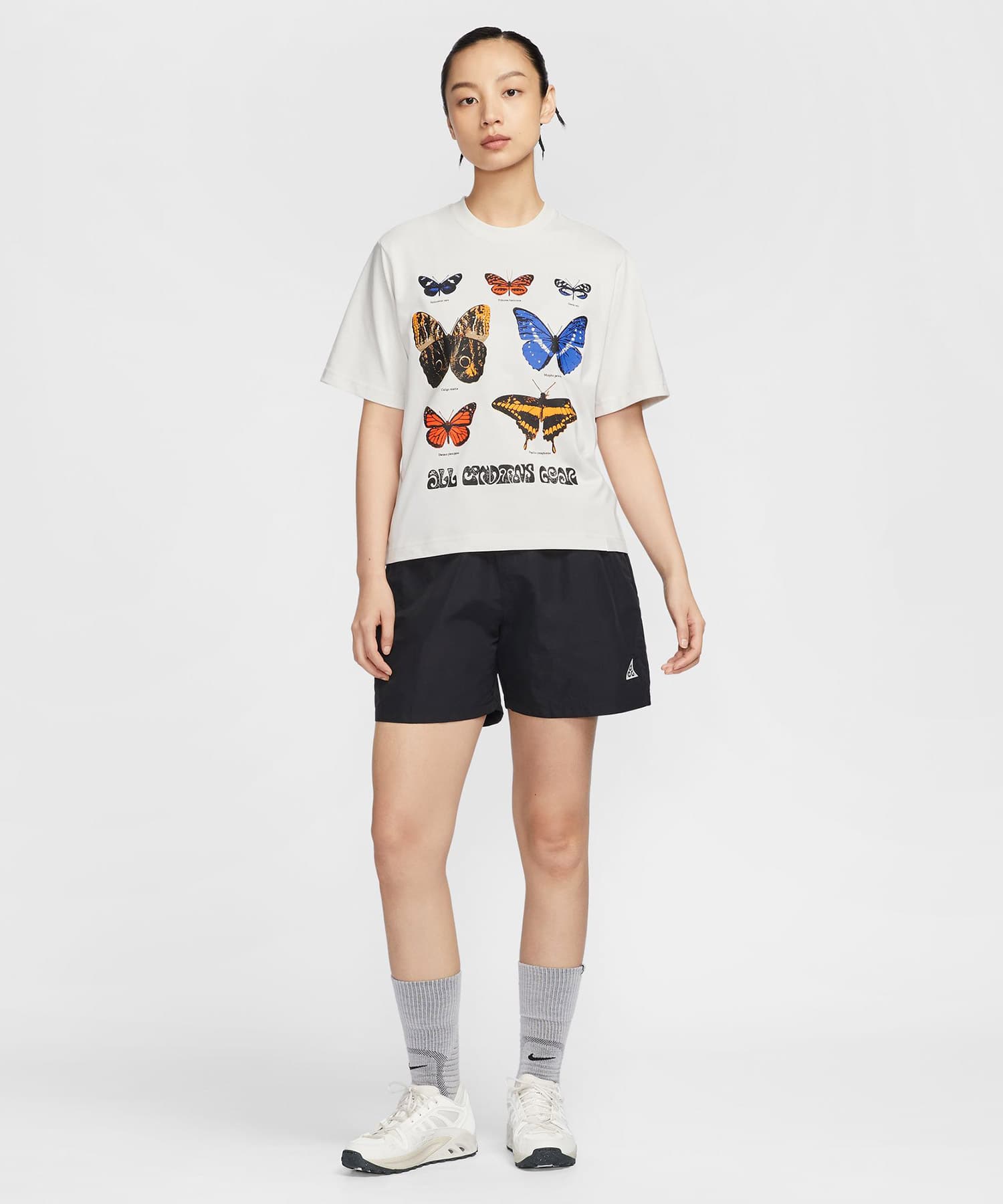 NIKE AS W NSW ACG TEE SP25 PHANTOM（ナイキ ウィメンズ NSW