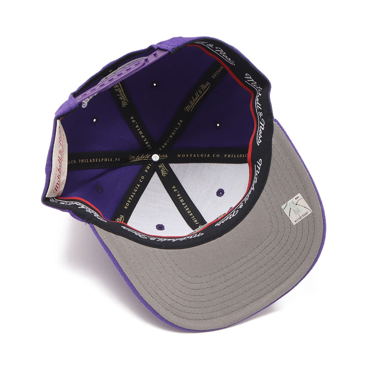 Mitchell & Ness Team Ground Stretch Snapback-LAL PURPLE 23FW-Iの画像