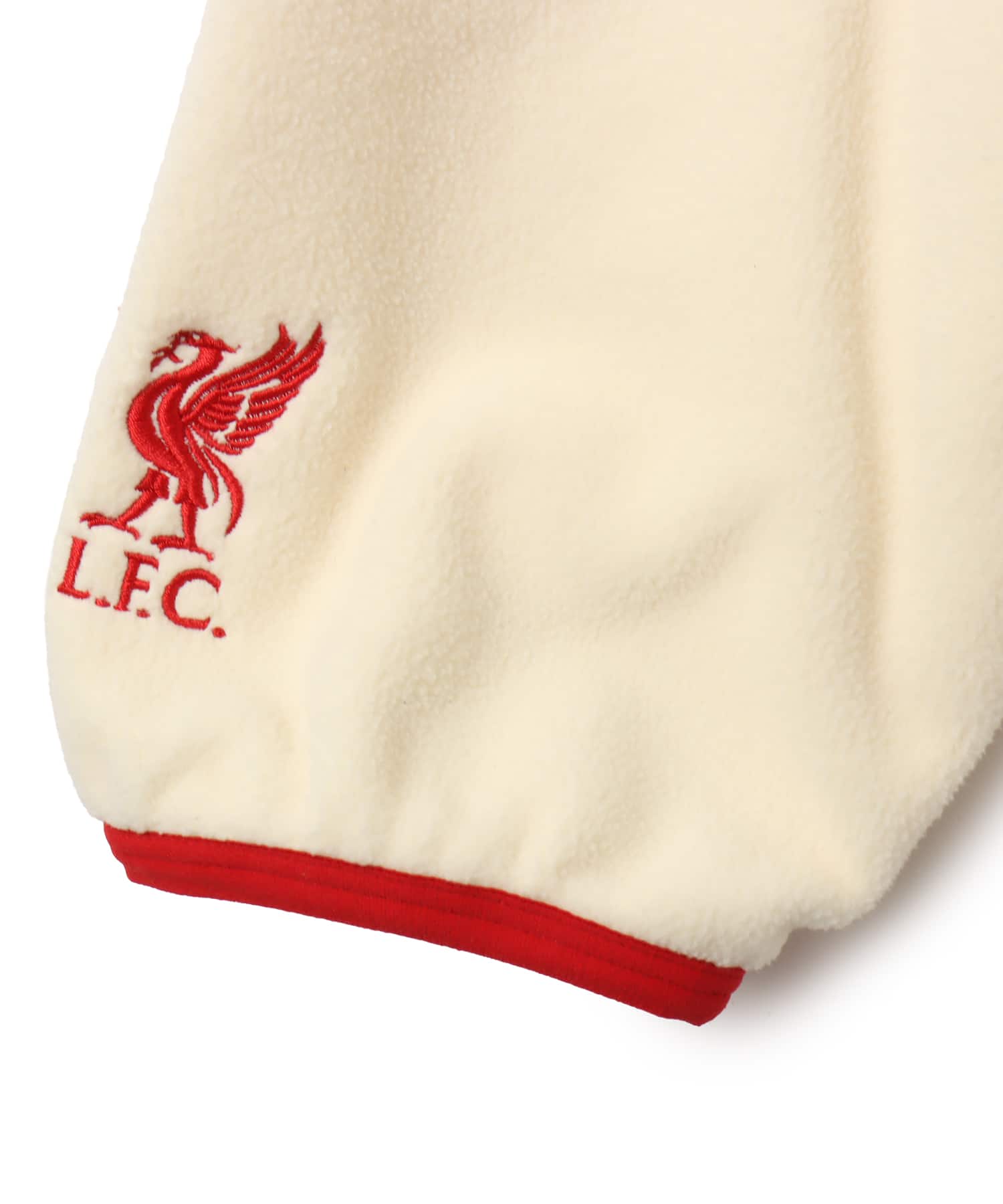 NIKE Liverpool FC M NK CLUB+ PLR JACKET DOT SE COCONUT MILK/LT KHAKI/GYM REDの画像