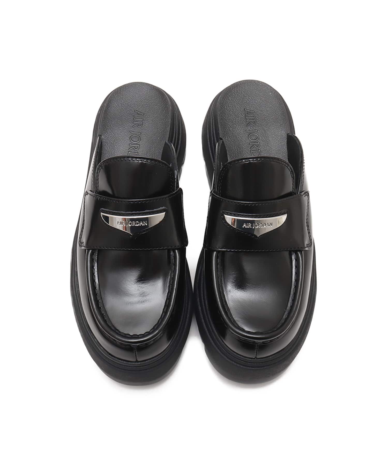 JORDAN BRAND WMNS AIR JORDAN MULE BLACK/METALLIC SILVERの画像