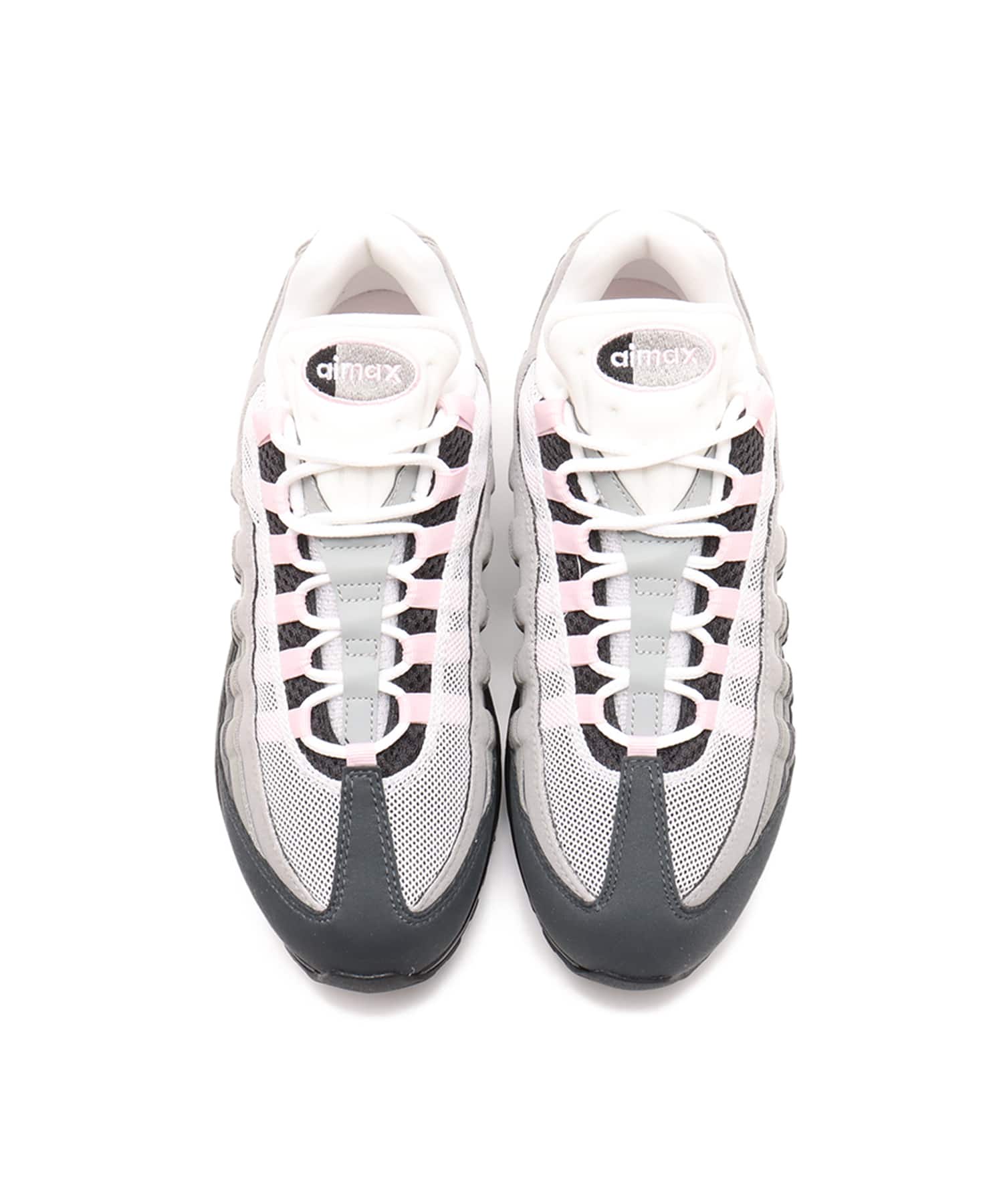NIKE W AIR MAX 95 OG BLACK/PINK FOAM-WHITE-REFLECT SILVERの画像