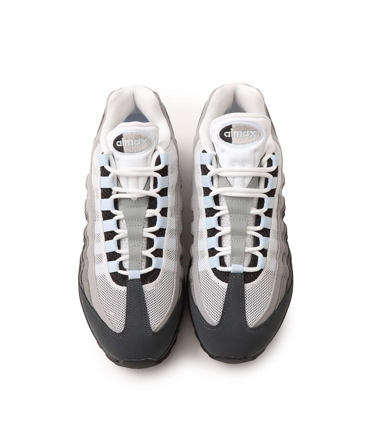 NIKE W AIR MAX 95 BIG BUBBLE BLACK/BLUE TINT-WHITE-MEDIUM GREYの画像