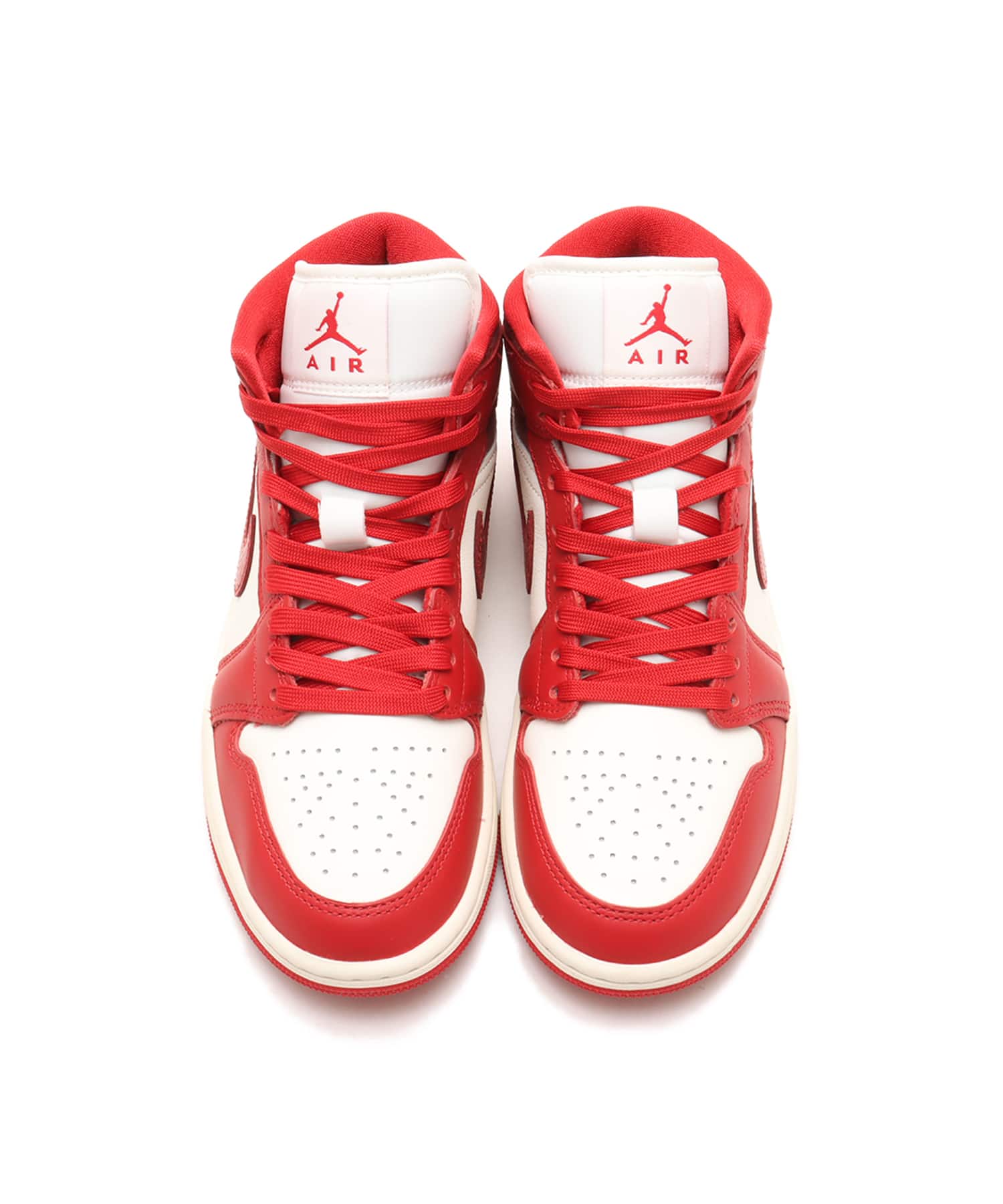 JORDAN BRAND WMNS AIR JORDAN 1 MID SE SAIL/VARSITY RED-TEAM REDの画像