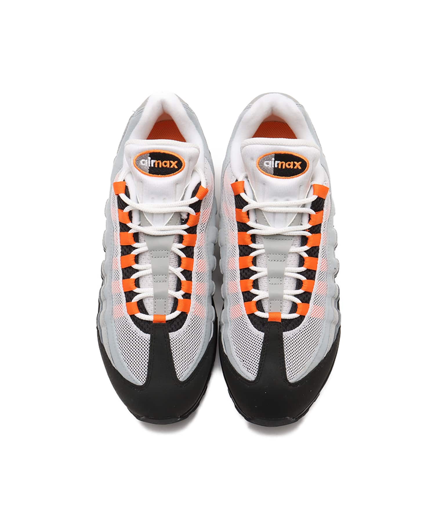 NIKE AIR MAX 95 OG BLACK/BRIGHT MANDARIN-COOL GREY-WHITEの画像