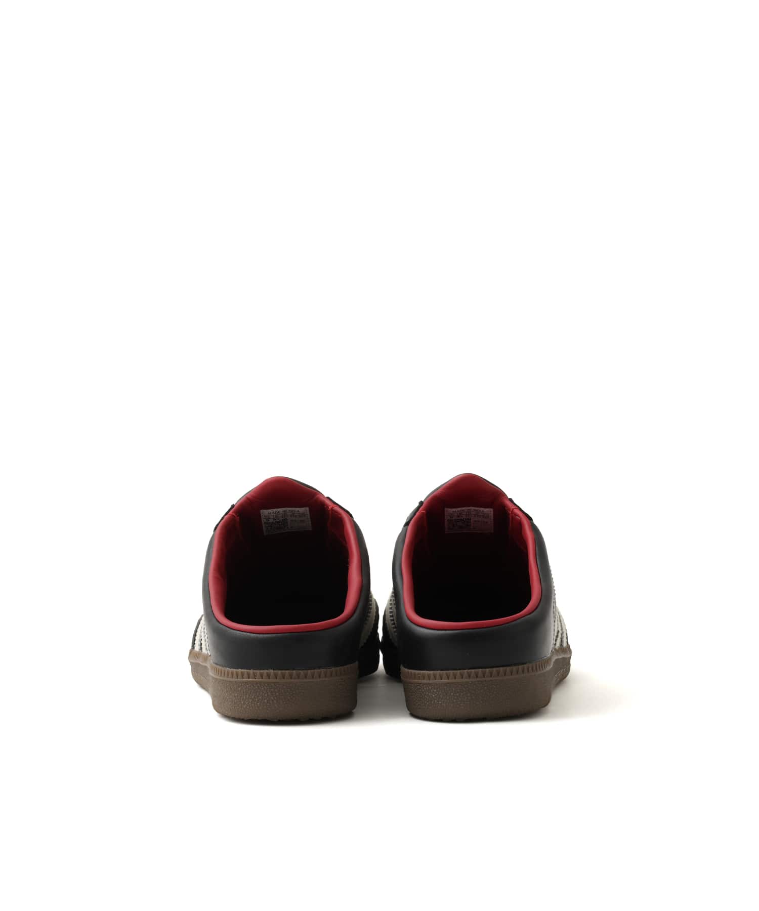 adidas SAMBA MULE VegNonVeg CBLACK/OWHITE/GUM5の画像
