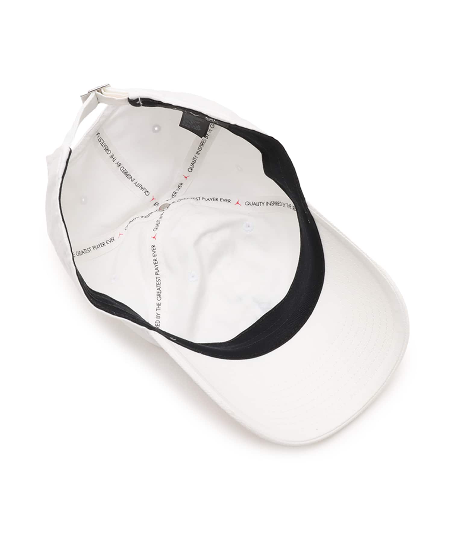 JORDAN BRAND U J CLUB CAP US CB WSH JM WHITE/BLACKの画像