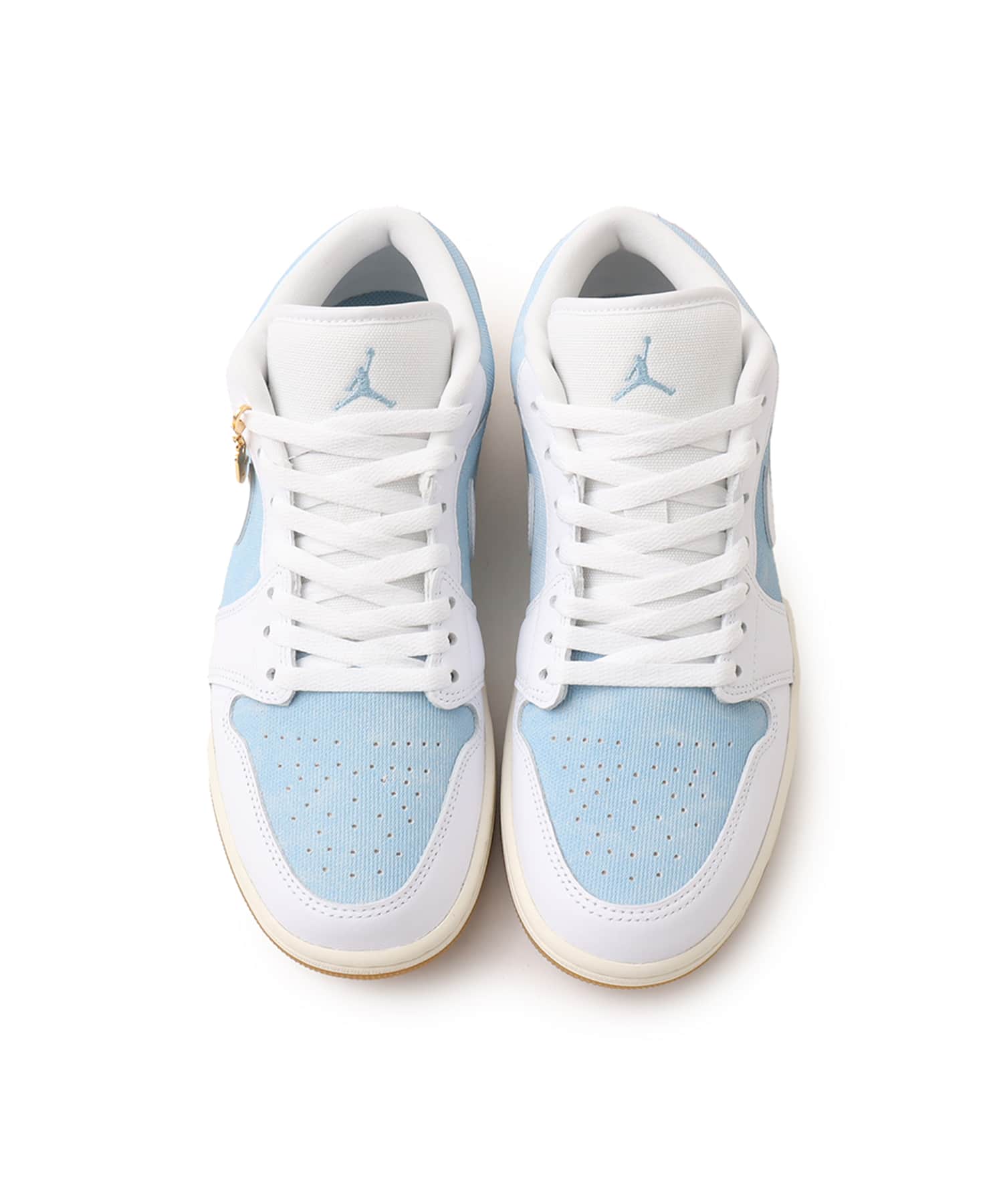 JORDAN BRAND WMNS AIR JORDAN 1 LOW SE WORN BLUE/WHITE-GUM LIGHT BROWN-SAILの画像