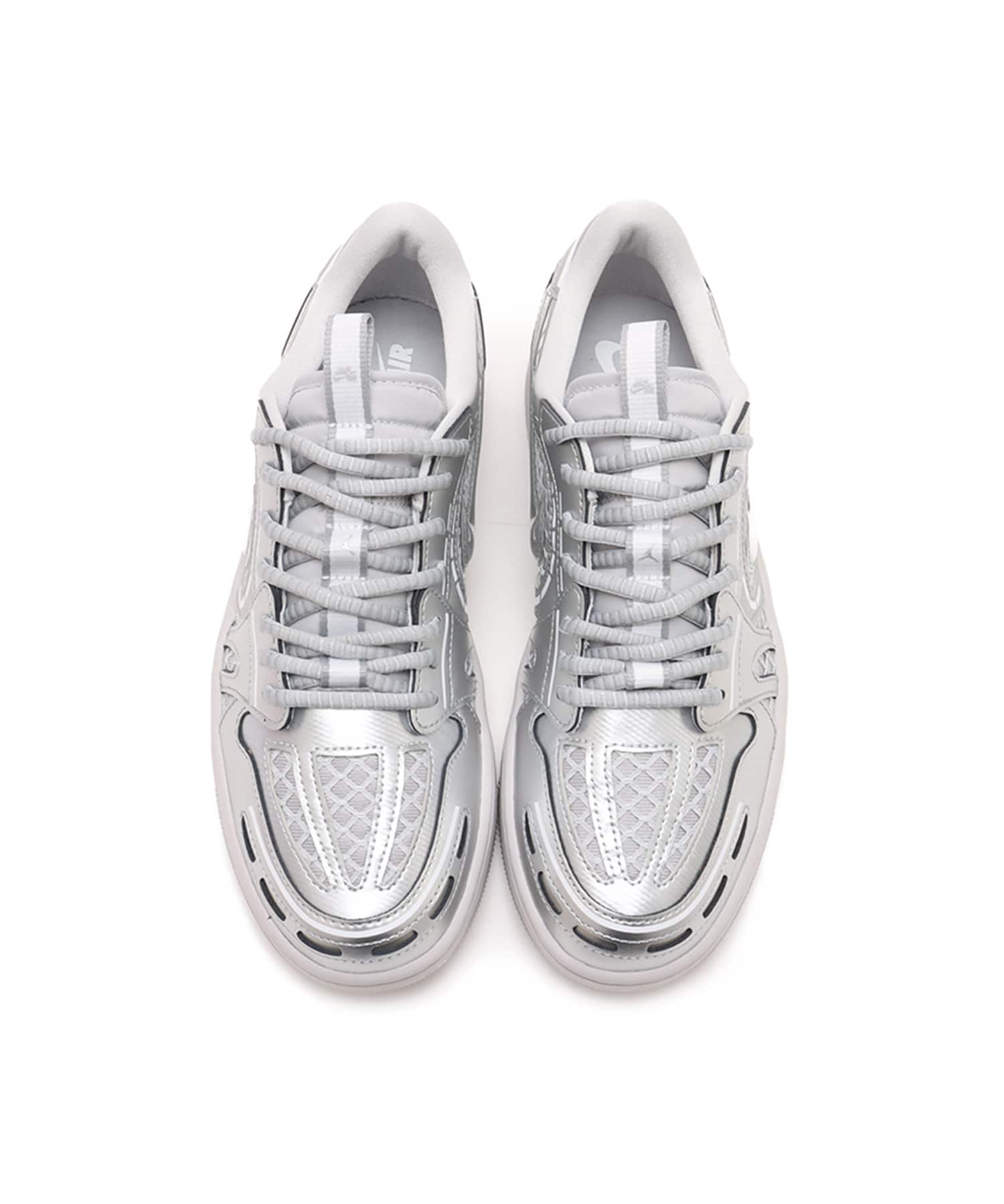 JORDAN BRAND WMNS AIR JORDAN 1 MM LOW V3 NEUTRAL GREY/METALLIC SILVER-WHITEの画像
