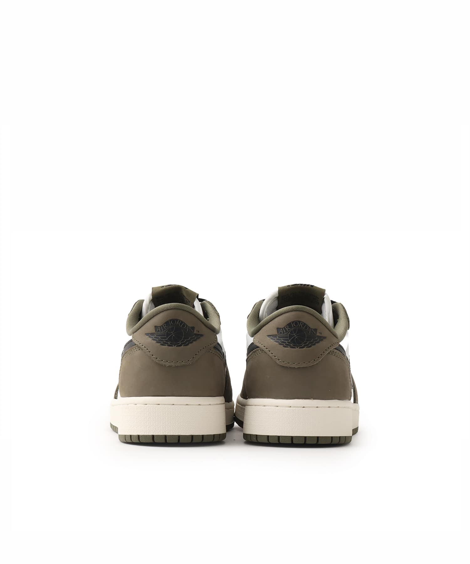 JORDAN BRAND AIR JORDAN 1 RETRO LOW OG (GS) MEDIUM OLIVE/BLACK-SUMMIT WHITE-SAILの画像