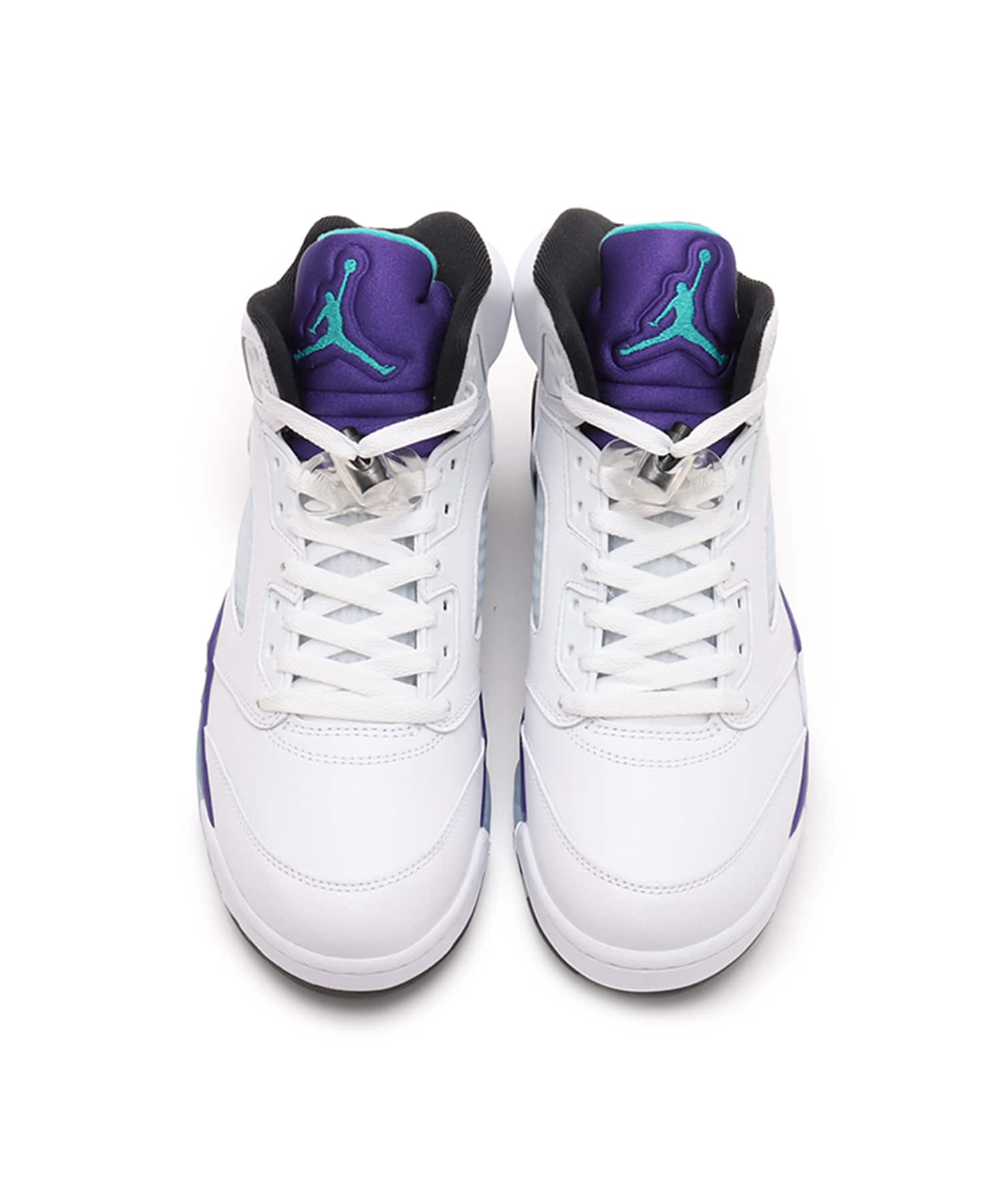 JORDAN BRAND AIR JORDAN 5 RETRO OG WHITE/NEW EMERALD-GRAPE ICE-BLACKの画像