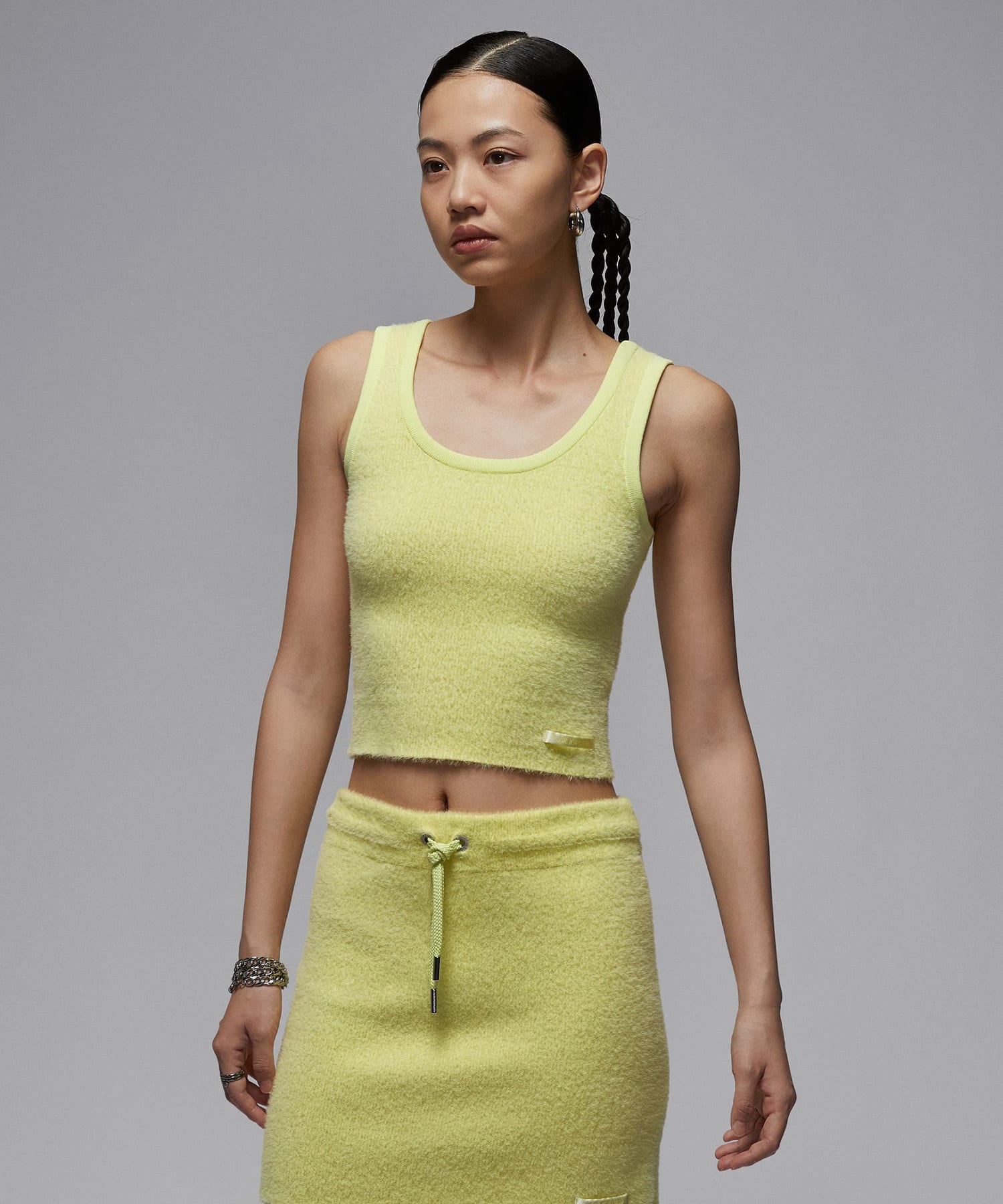 JORDAN BRAND AS W J AIR JDN TANK LUMINOUS GREEN/ZINNIA/LUMINOUS GREENの画像