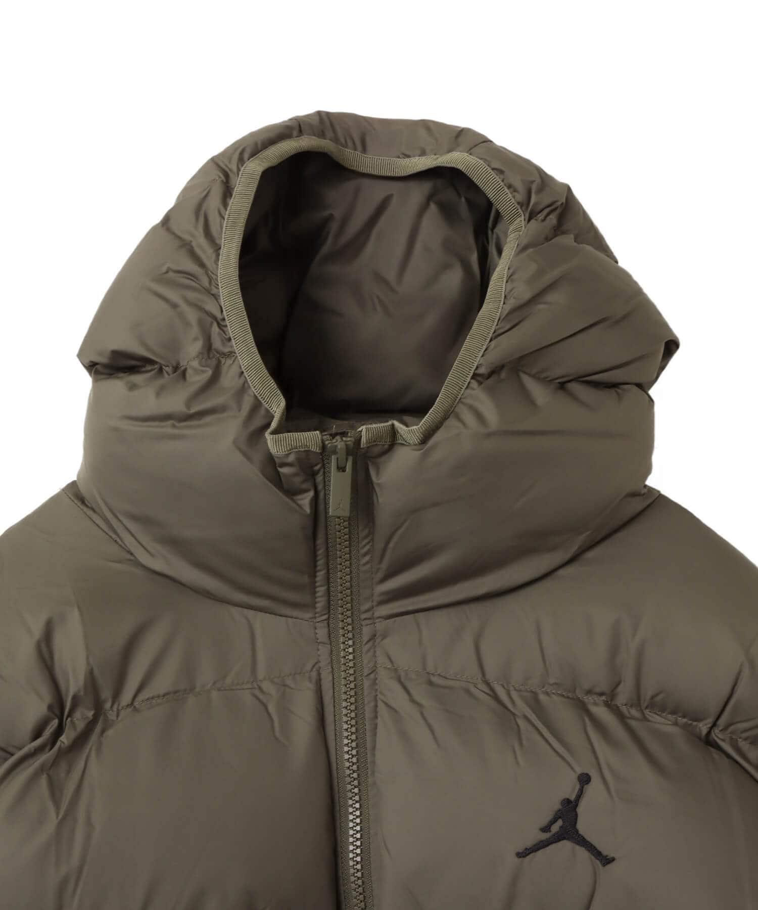JORDAN BRAND M J BRK PUFFER JKT MEDIUM OLIVE/BLACKの画像
