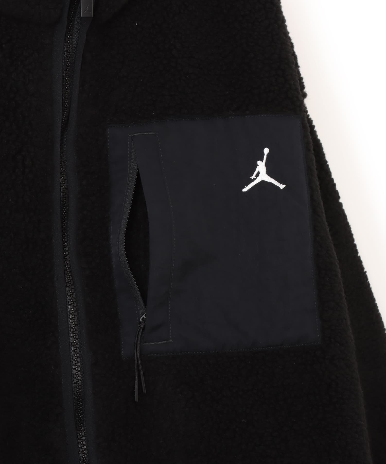 JORDAN BRAND M J FLT MTNSIDE SHERPA BLACK/WHITEの画像