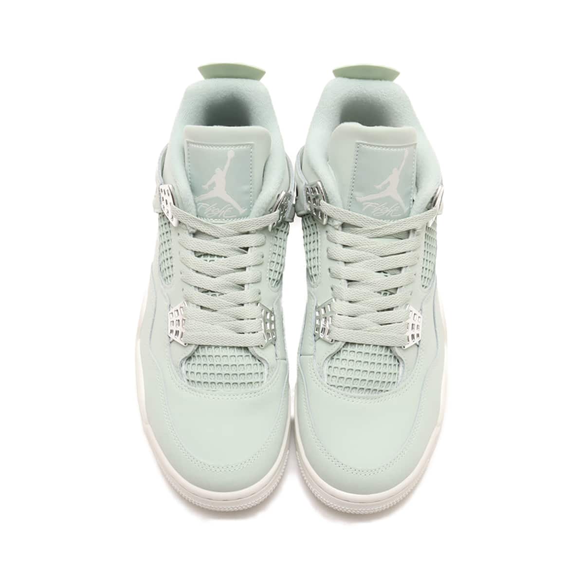 JORDAN BRAND WMNS AIR JORDAN 4 RETRO SEAFOAM/SAIL-METALLIC SILVERの画像