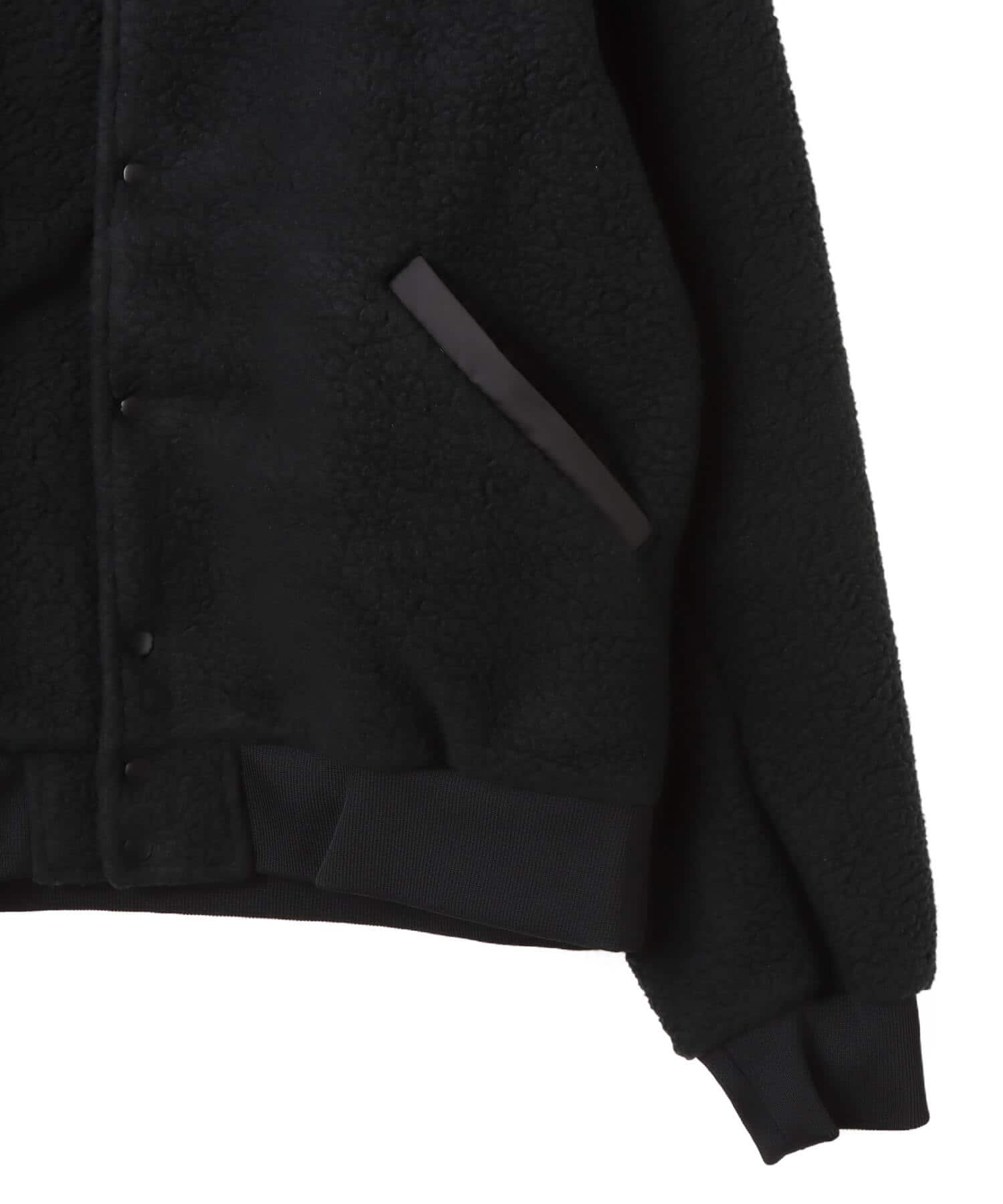 NIKE AS M NK CLUB SHERPA COACHES JK BLACK/WHITEの画像