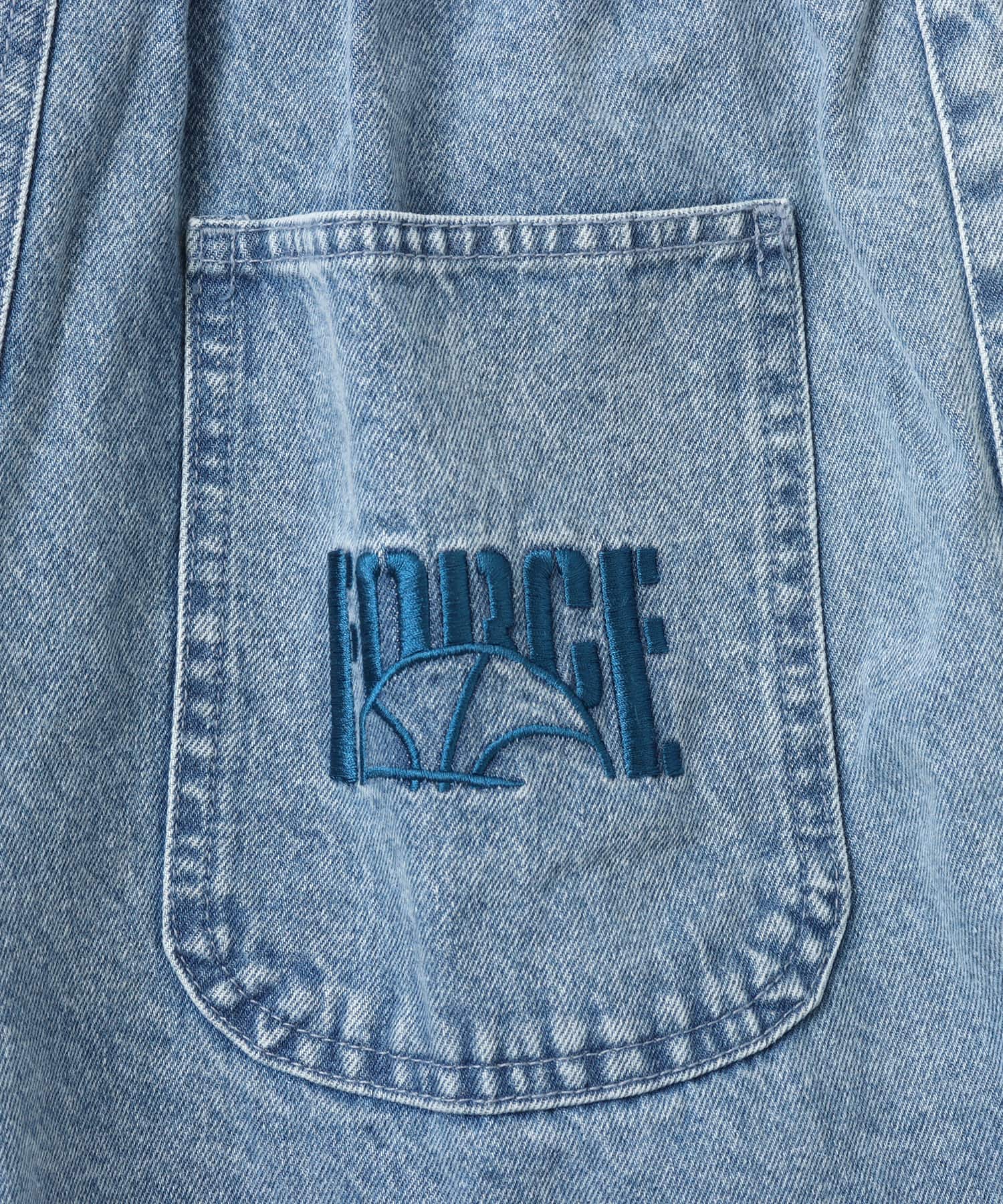 NIKE AS M NK DENIM 10IN SHORT NAOS BLUE GREY/PALE IVORYの画像