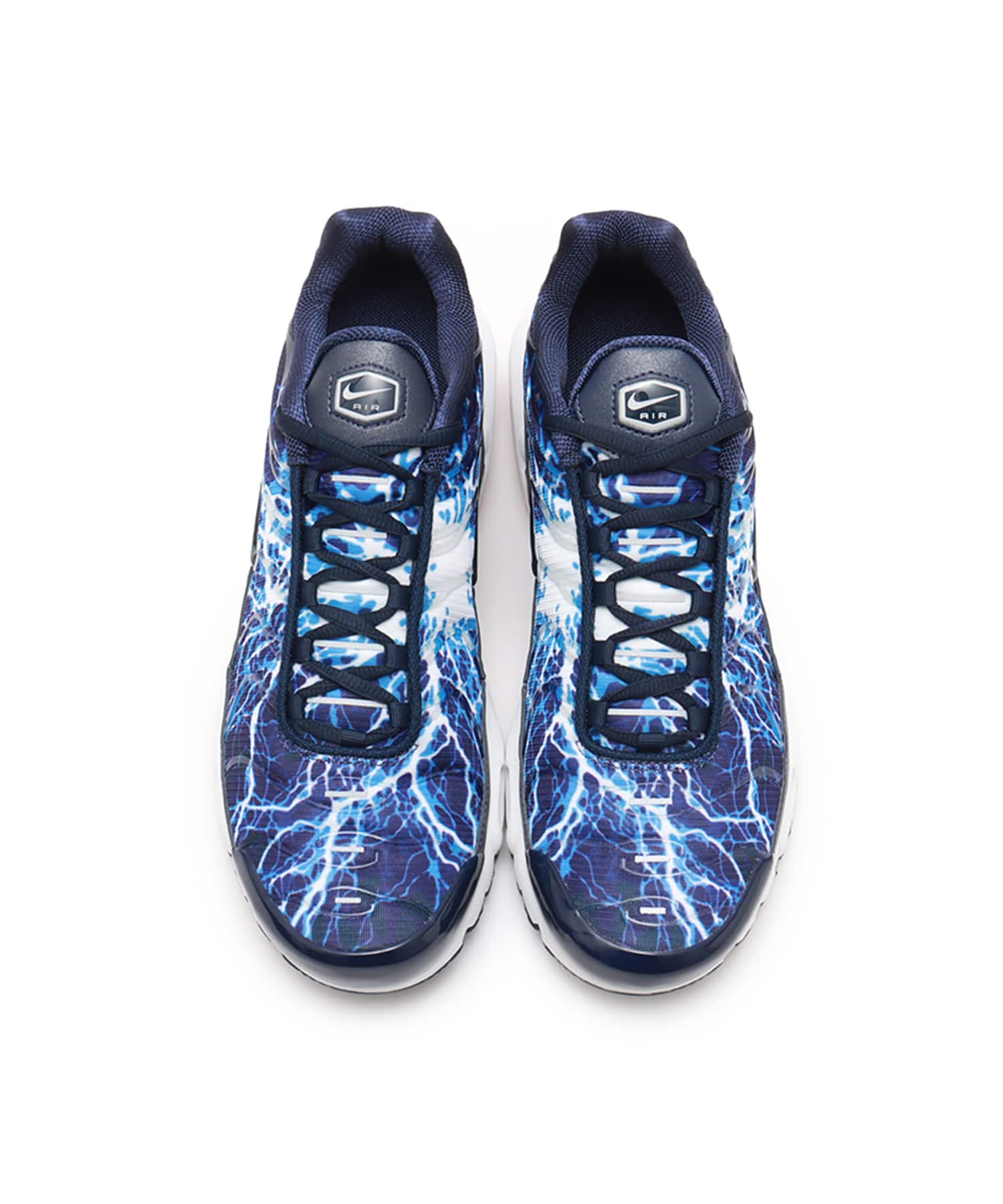 NIKE AIR MAX PLUS ECLAIR LIGHTENING MIDNIGHT NAVY/MIDNIGHT NAVY-SALSA REDの画像